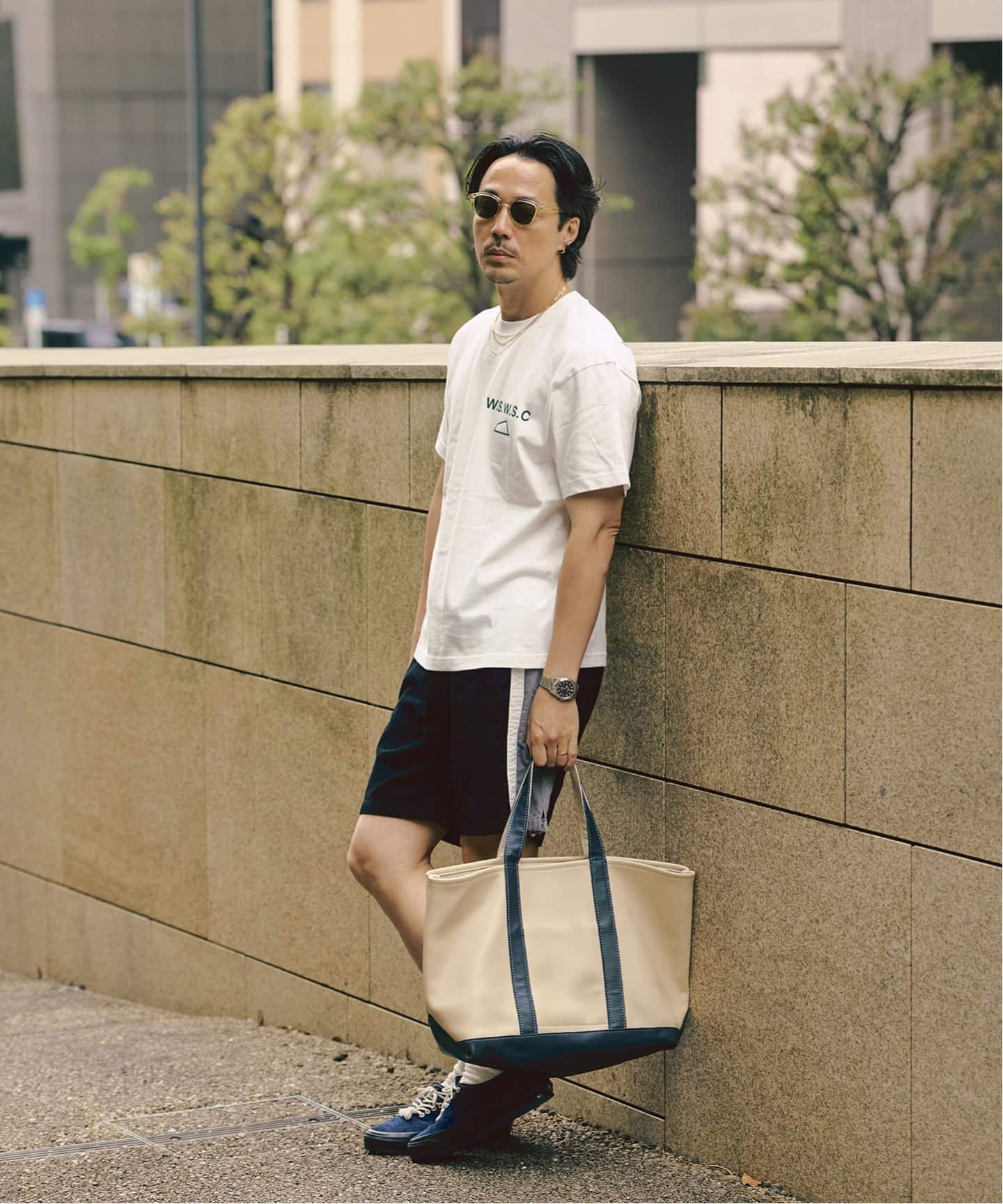 SALVAGE PUBLIC / サルベージパブリック 別注 WAIKIKI S.W.S.C CTN T