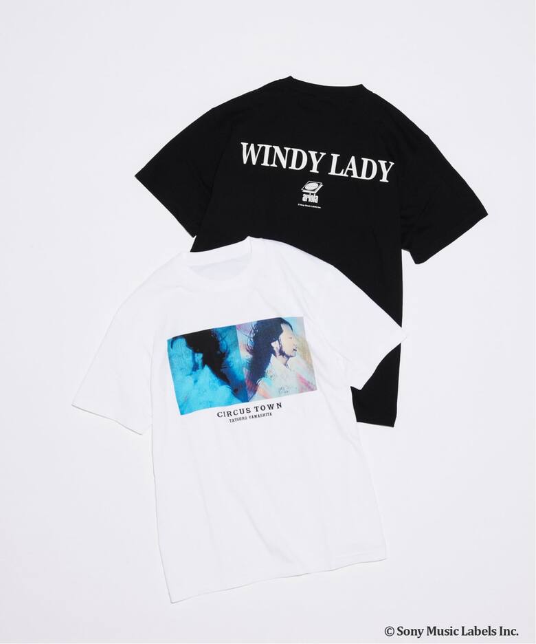 山下 達郎 / TATSURO YAMASHITA WINDY LADY プリント Tシャツ（Tシャツ 