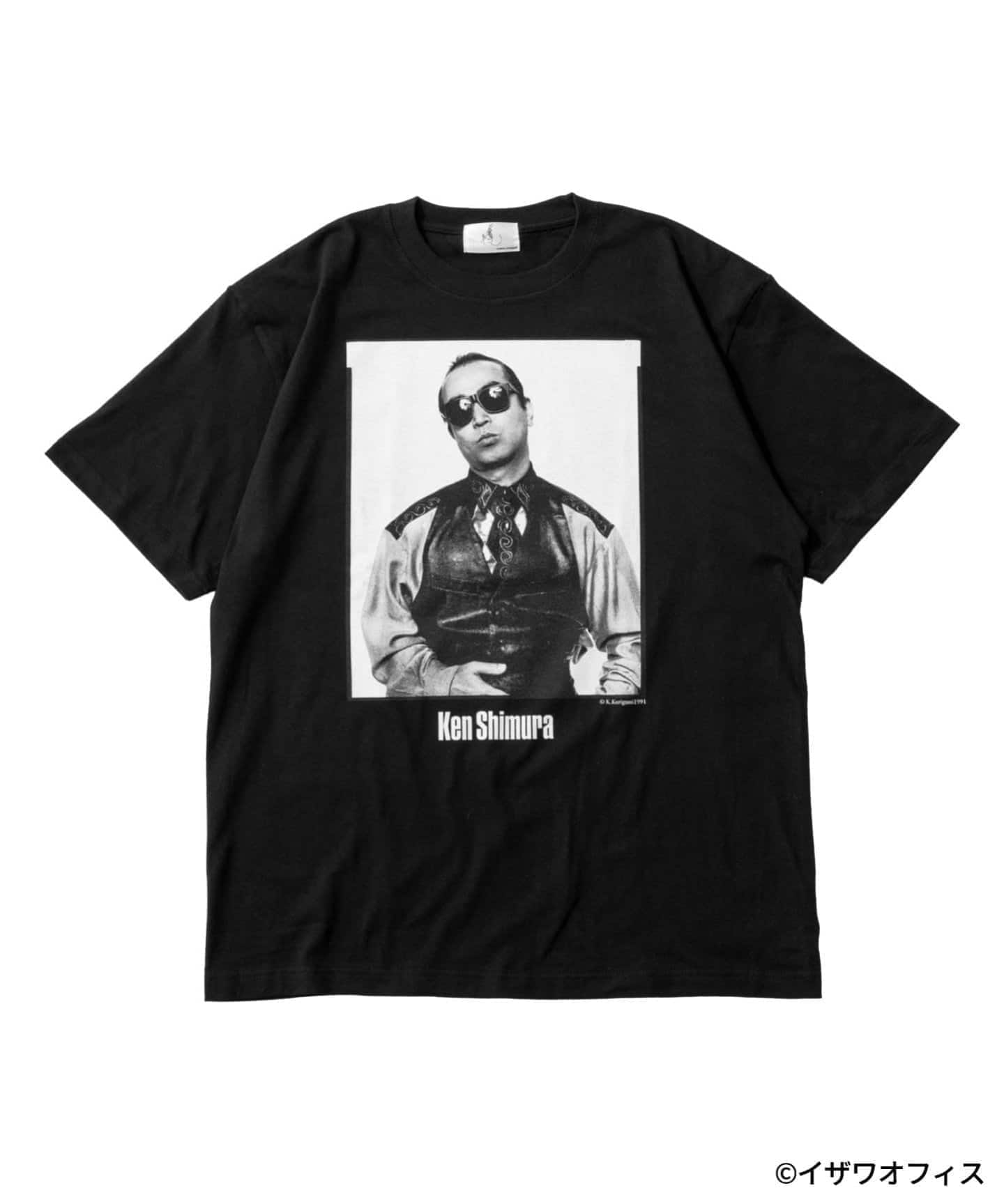 JOURNAL STANDARD 志村けん Tシャツ ブラック S 予約》志村けん × JOURNAL STANDARD Tシャツ（Tシャツ／カットソー
