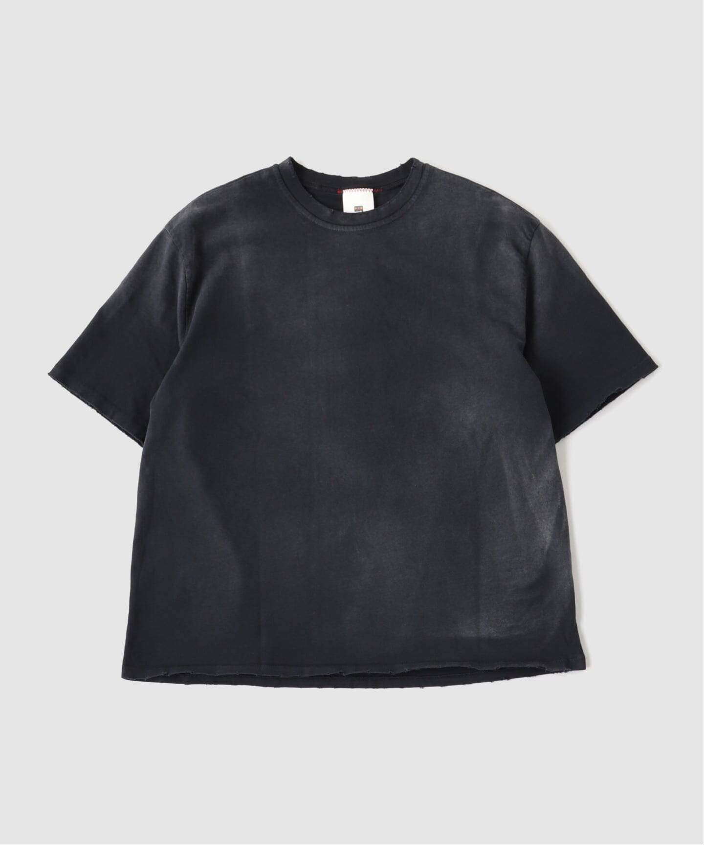 MOOJI MOOJI / ム―ジ ム―ジ OVERSIZE CROP T-SHIRTS AGED（Tシャツ
