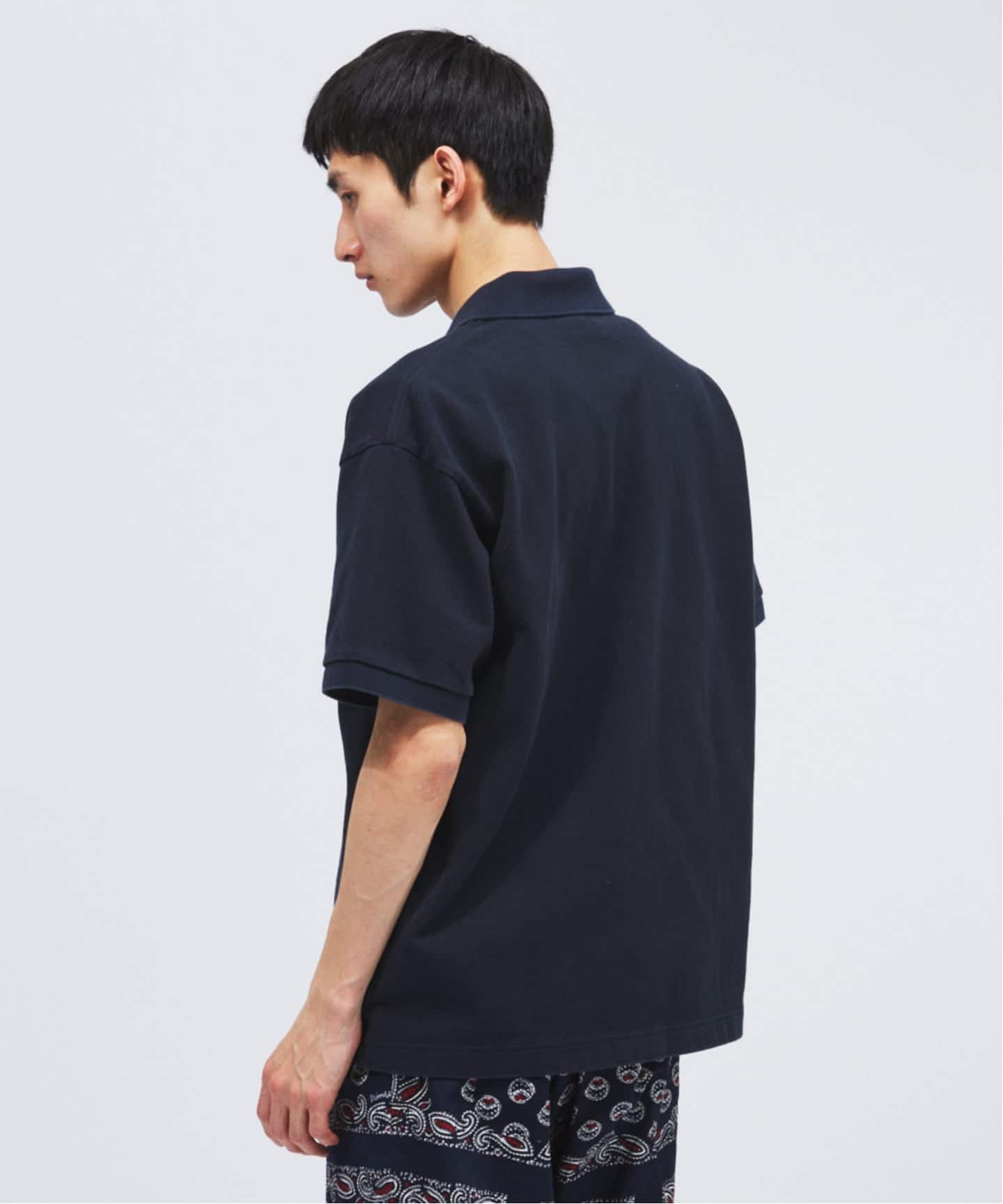 【LACOSTE×JS / ラコステ】別注 ヘビーピケポロシャツ ブラック 5 LACOSTE / ラコステ 別注 ヘビー ピケ ポロシャツ（ポロシャツ