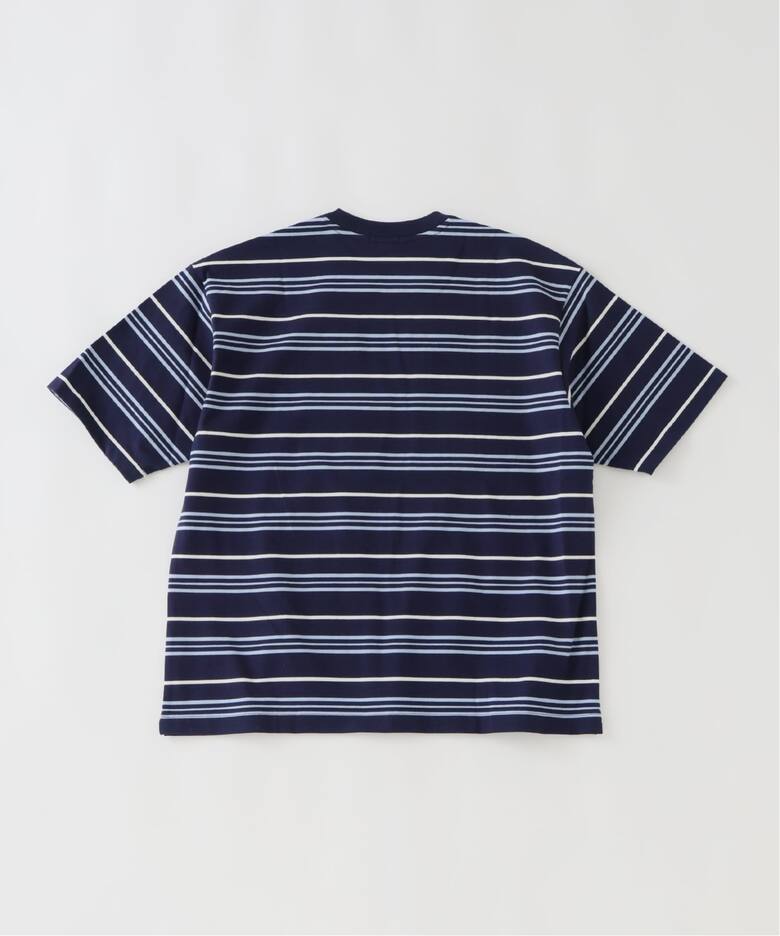 LACOSTE / ラコステ 別注 マルチ ストライプ クルーネック Tシャツ（T 