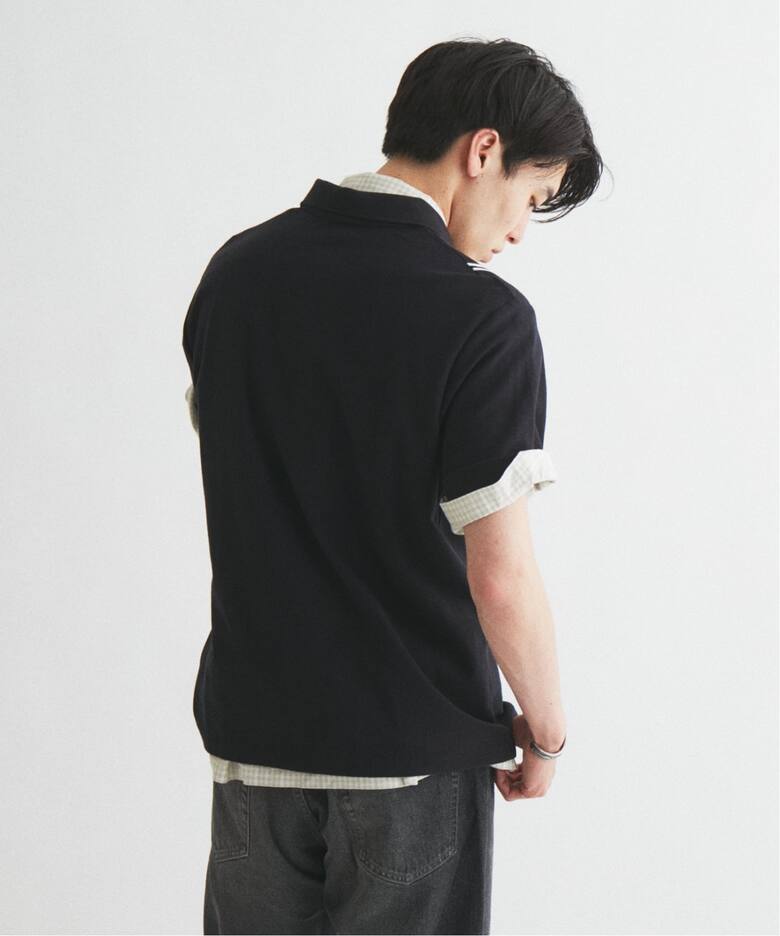 FRED PERRY / フレッドペリー 別注 ストライプ ピケ ポロシャツ 