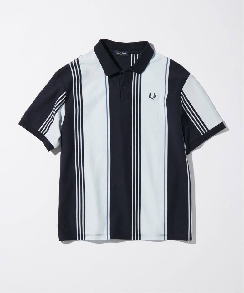 FRED PERRY / フレッドペリー 別注 ストライプ ピケ ポロシャツ 