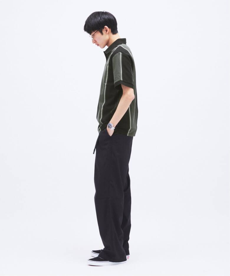 FRED PERRY / フレッドペリー 別注 ストライプ ピケ ポロシャツ 