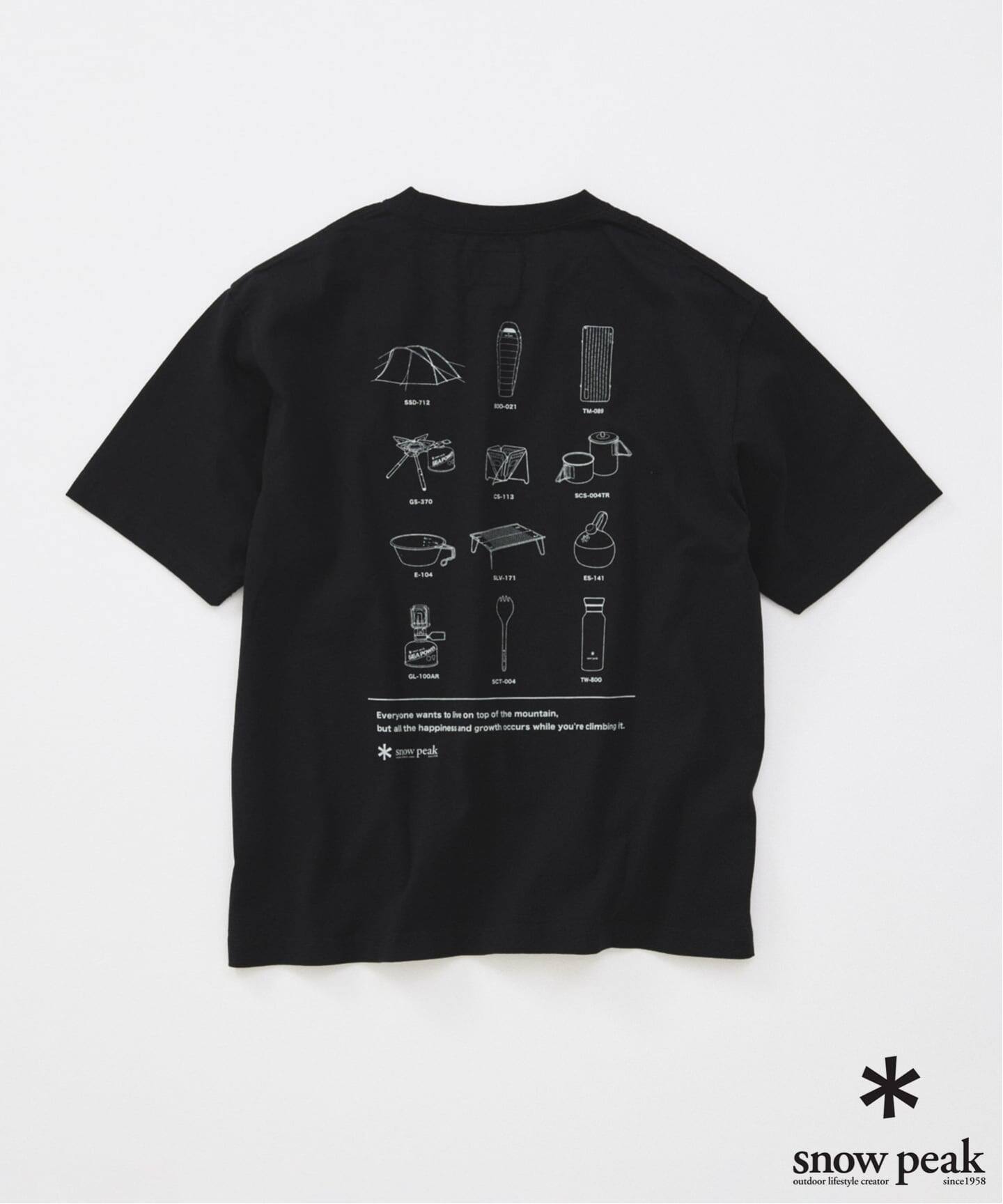 snow peak / スノーピーク 別注 トレイル ギアーズ Tシャツ（Tシャツ