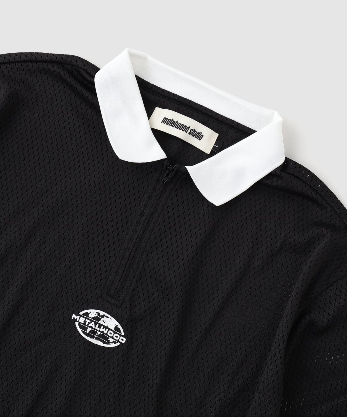 METALWOOD / メタルウッド QUARTER ZIP JERSEY ポロシャツ（ポロシャツ
