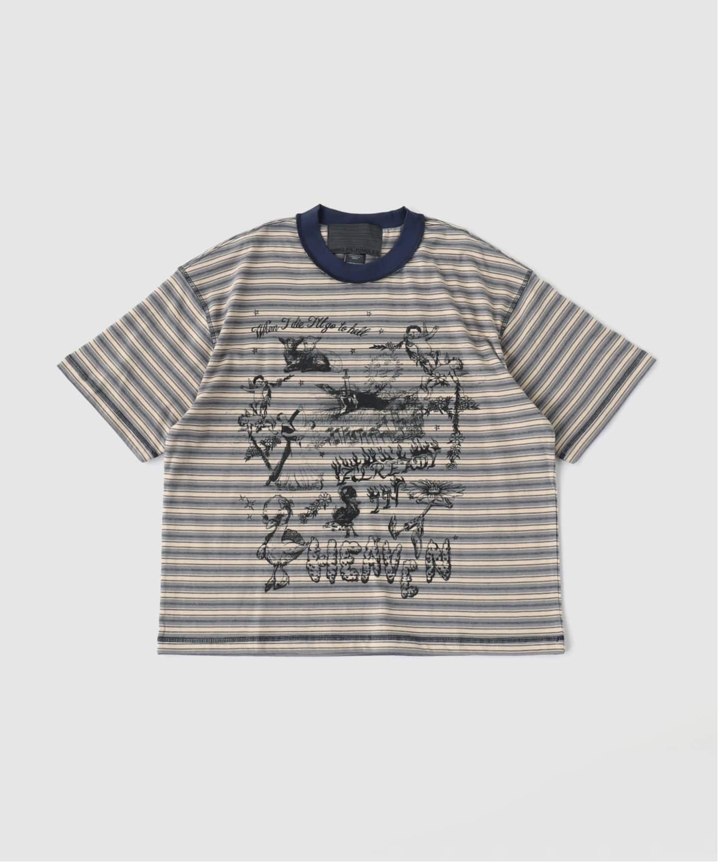 JUNGLES Already in Heaven Striped Tee（Tシャツ／カットソー