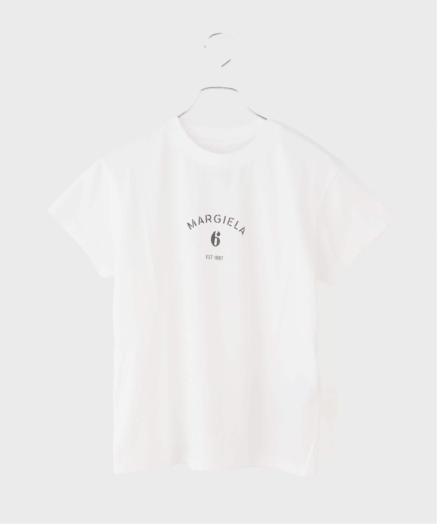 MM6 Maison Margiela ロゴ 入り カットソー  ホワイト MM6 【並行輸入品】 エムエムシックス メゾンマルジェラ MAISON
