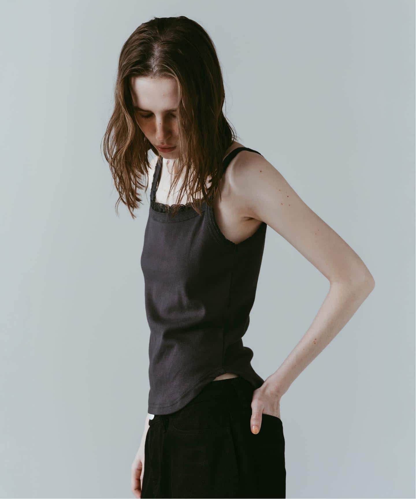 Knuth Marf / クヌースマーフ lace detail camisole（キャミソール