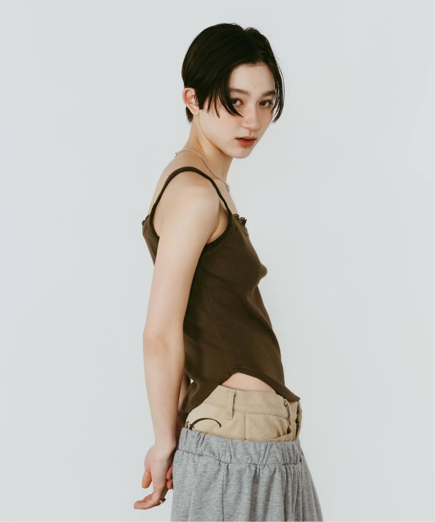 Knuth Marf / クヌースマーフ lace detail camisole（キャミソール