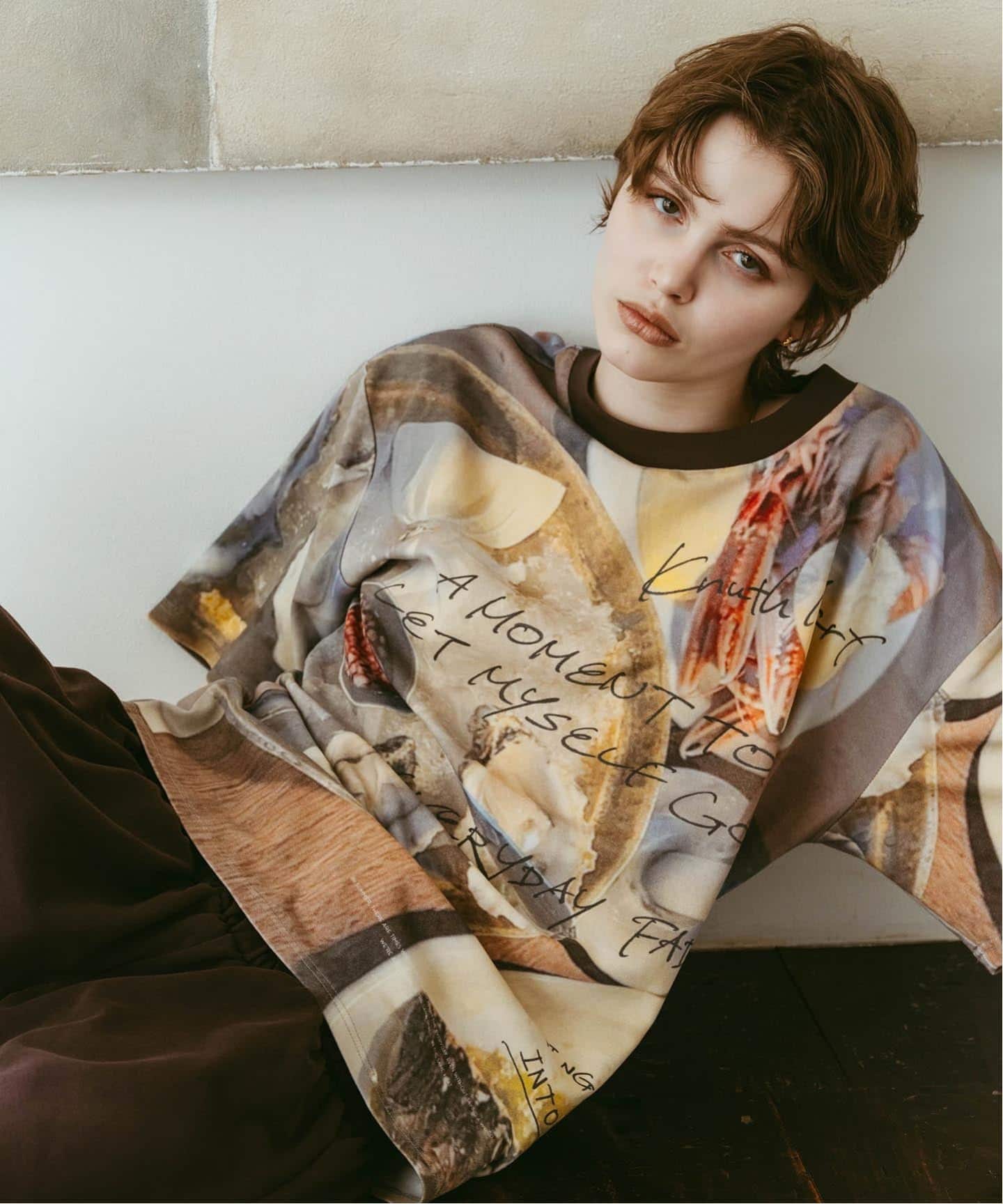 Knuth Marf / クヌースマーフ oyster graphic tee（Tシャツ