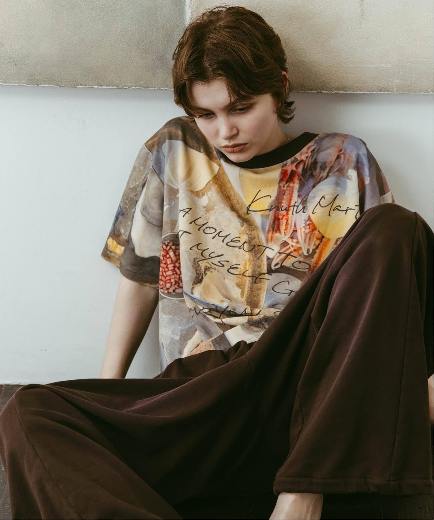 Knuth Marf / クヌースマーフ oyster graphic tee（Tシャツ