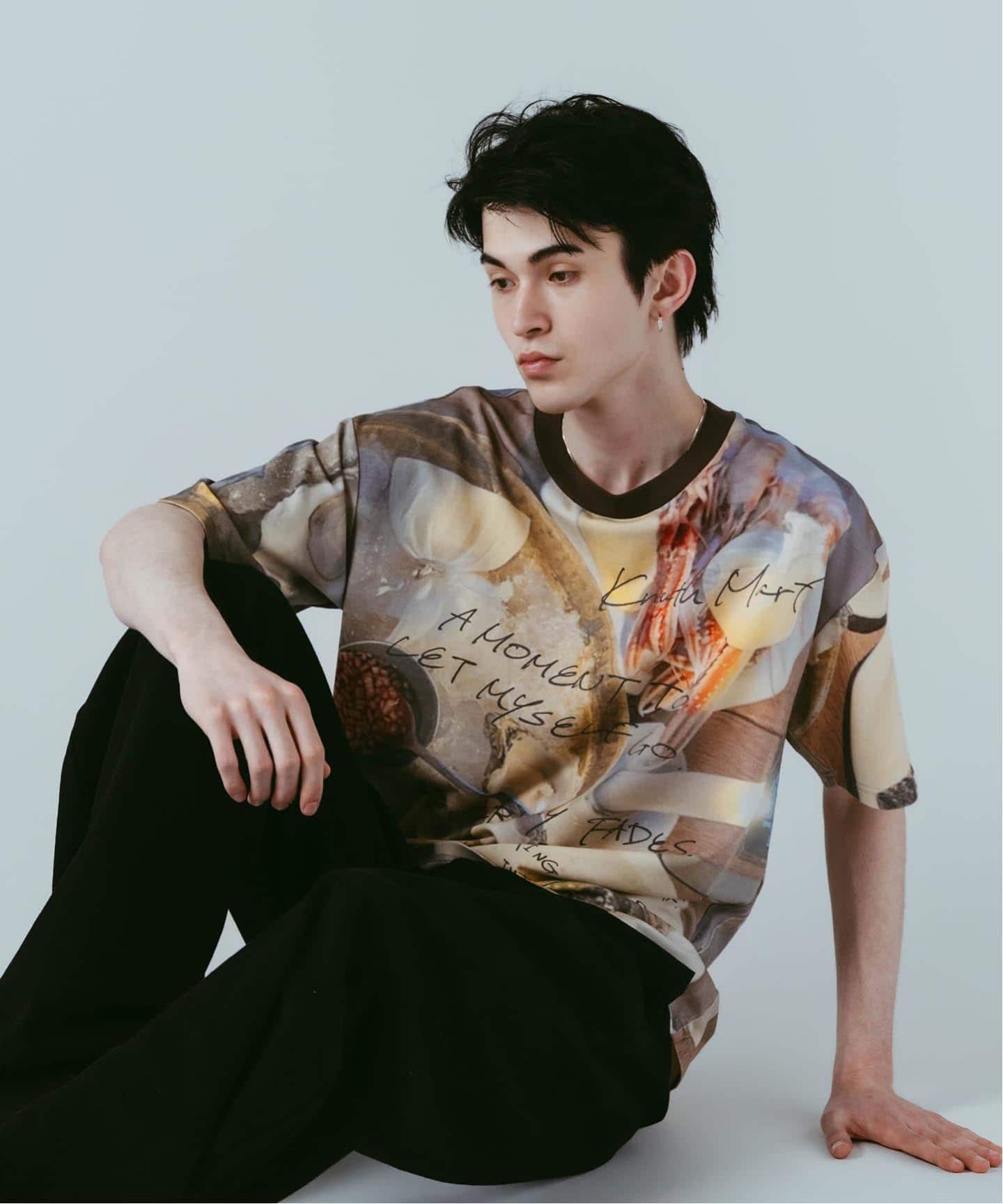 Knuth Marf / クヌースマーフ oyster graphic tee（Tシャツ