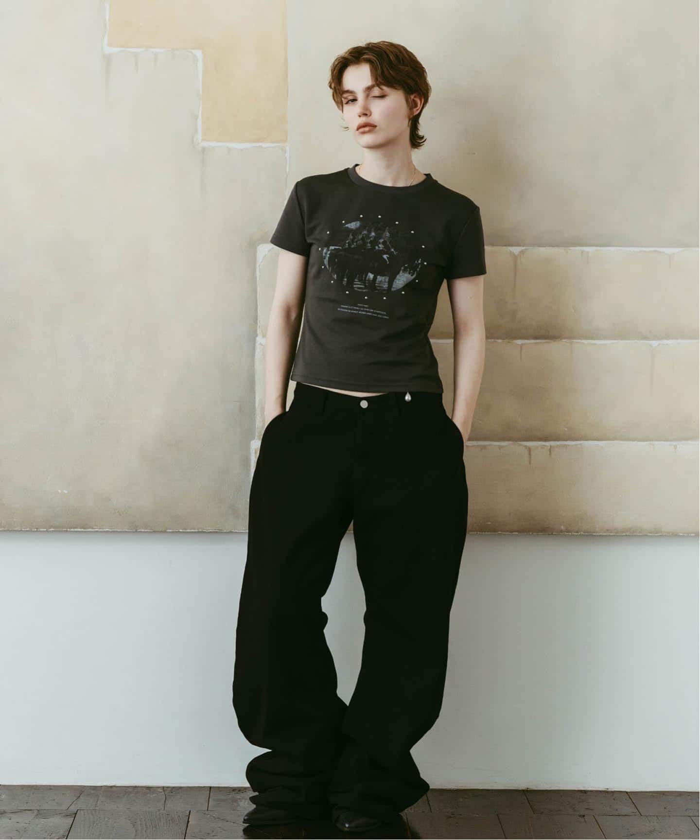 Knuth Marf / クヌースマーフ studded compact tee（Tシャツ