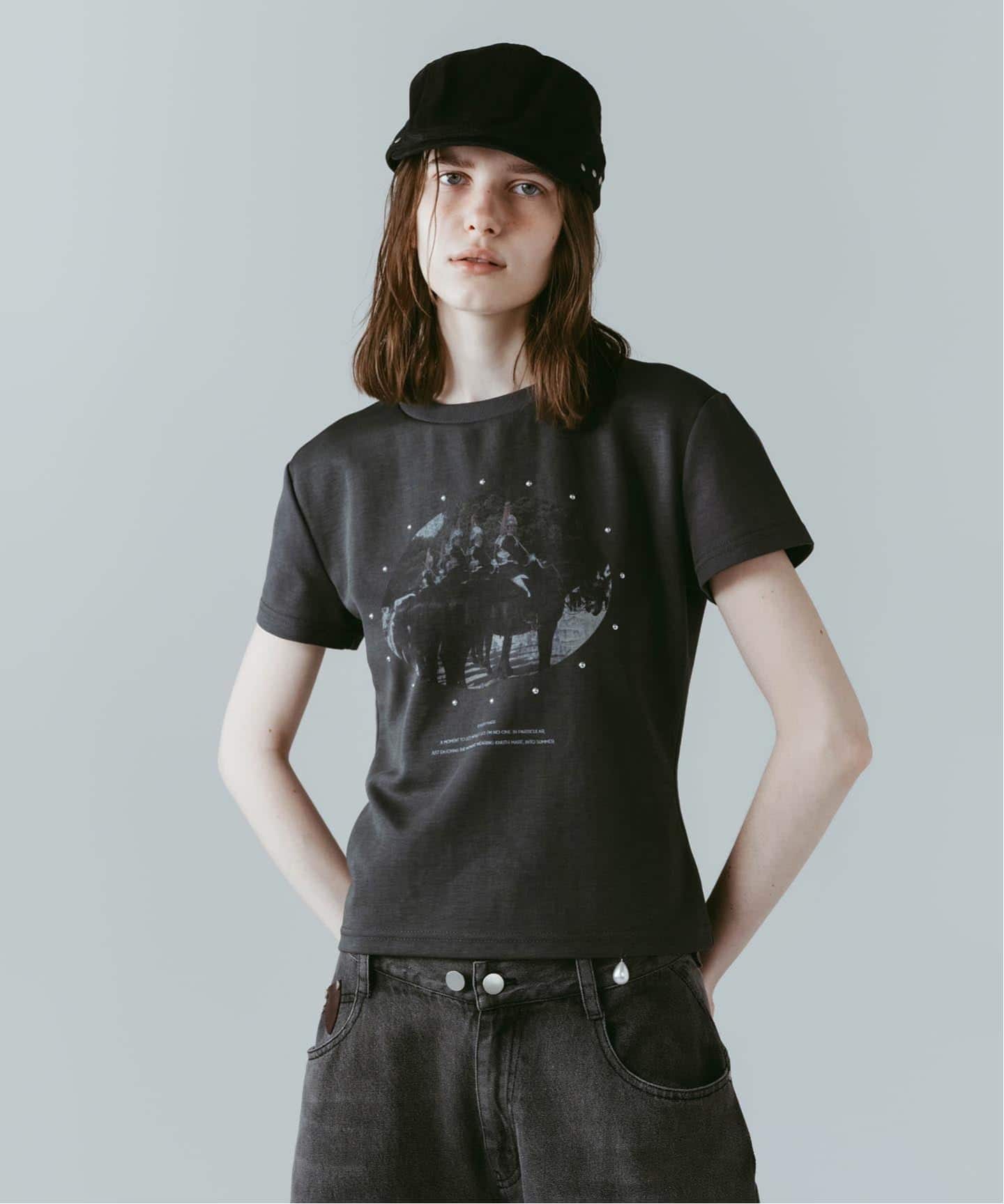 Knuth Marf / クヌースマーフ studded compact tee（Tシャツ