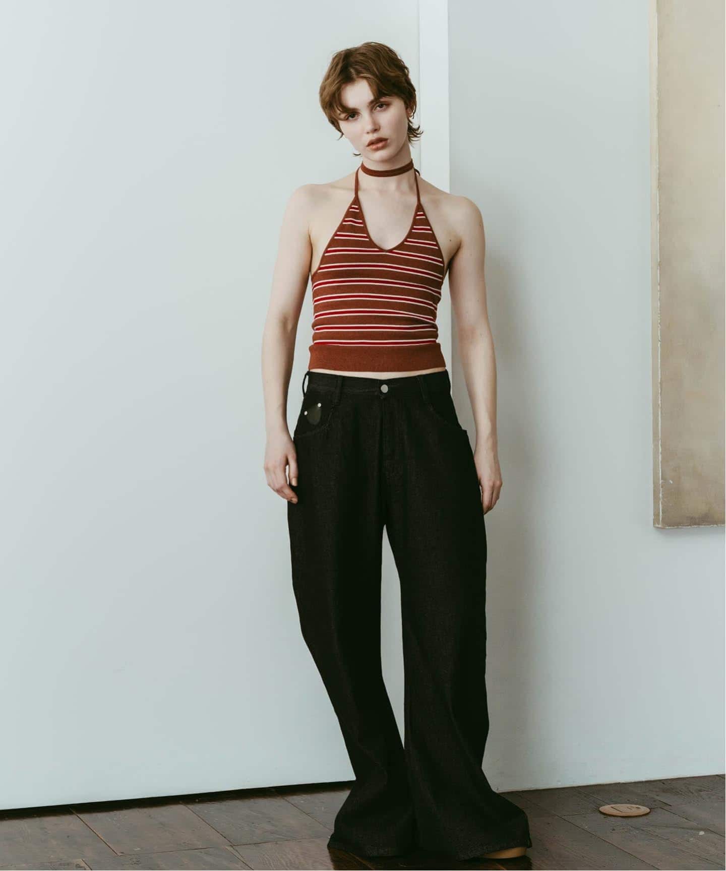 Knuth Marf / クヌースマーフ knit halter bustier（ベスト）｜JOINT