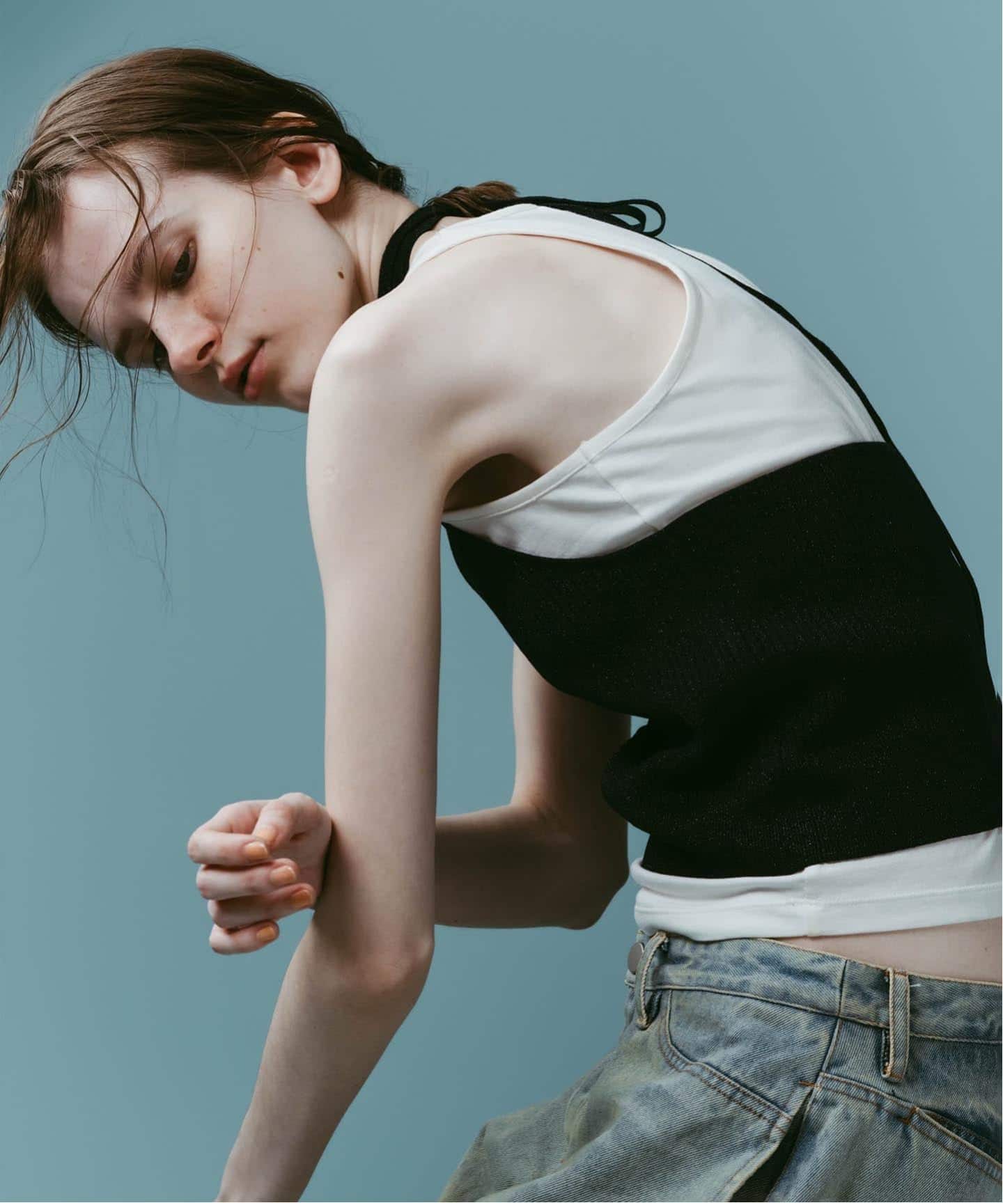 Knuth Marf / クヌースマーフ knit halter bustier（ベスト）｜JOINT