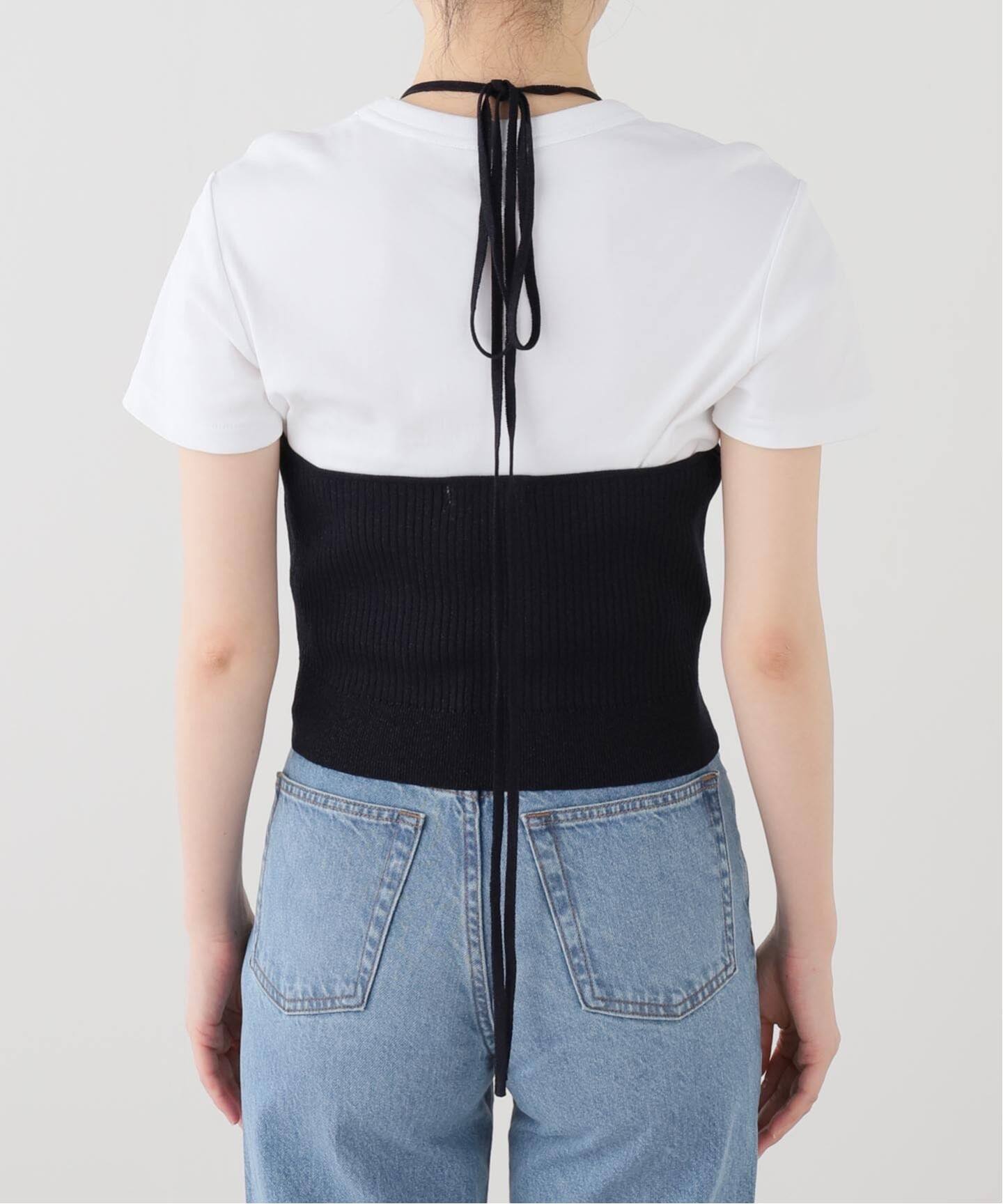 Knuth Marf / クヌースマーフ knit halter bustier（ベスト）｜JOINT