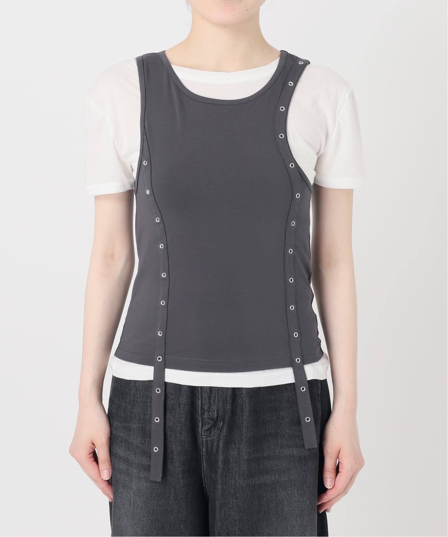 Knuth Marf / クヌースマーフ 2piece layered tank tee（Tシャツ