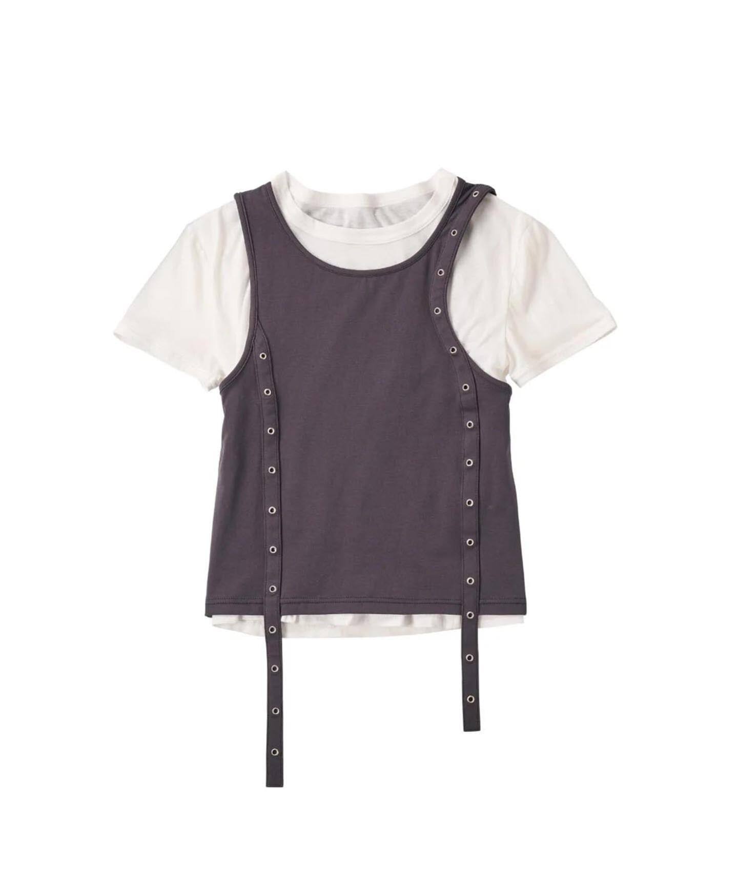 Knuth Marf / クヌースマーフ 2piece layered tank tee（Tシャツ 