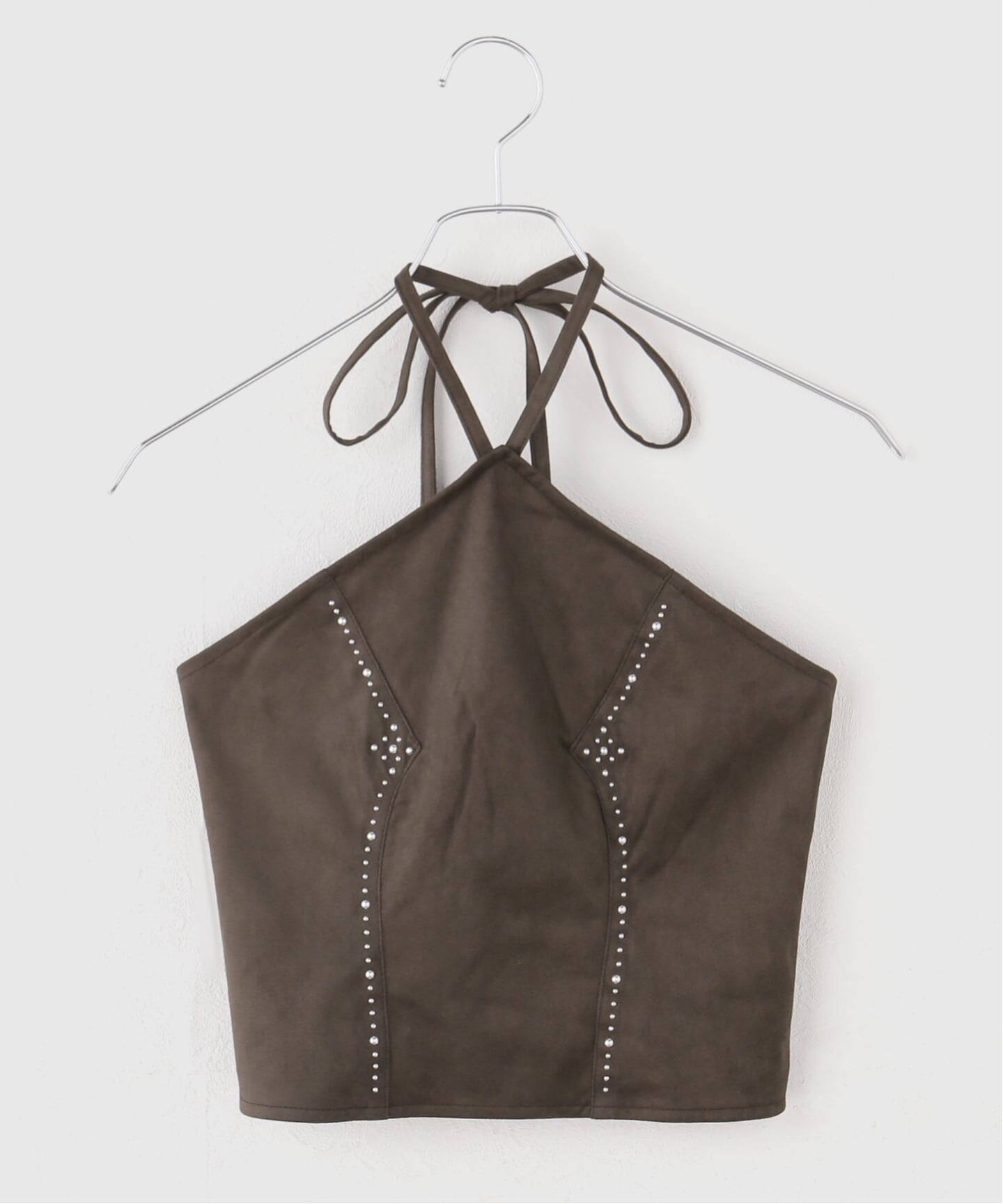 Knuth Marf / クヌースマーフ suede bustier top（その他トップス