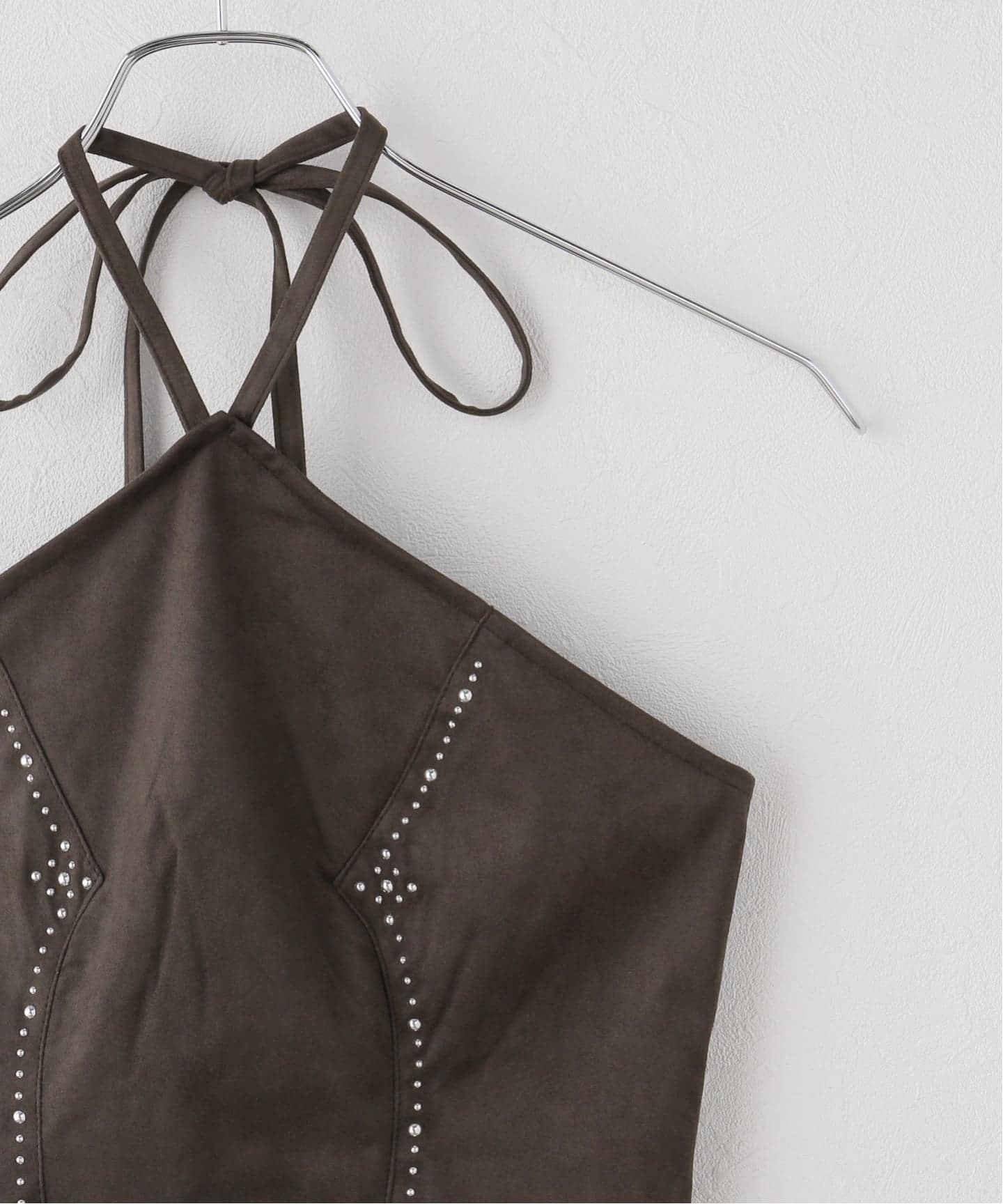 Knuth Marf / クヌースマーフ suede bustier top（その他トップス