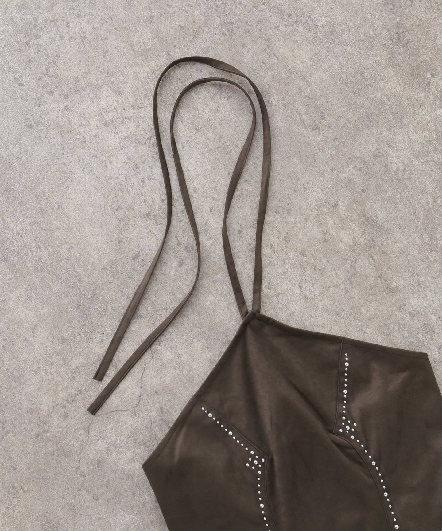 Knuth Marf / クヌースマーフ suede bustier top（その他トップス