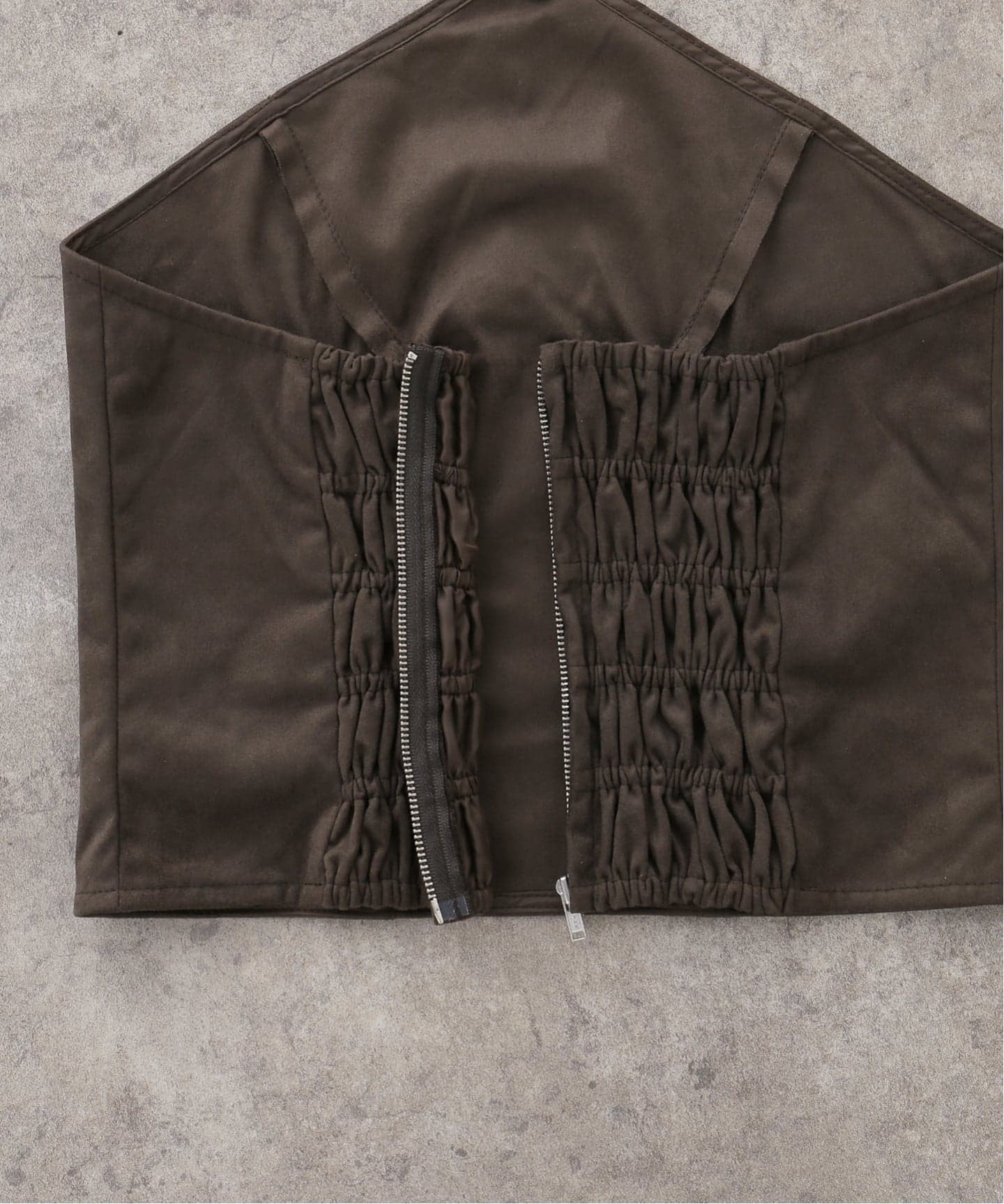 Knuth Marf / クヌースマーフ suede bustier top（その他トップス