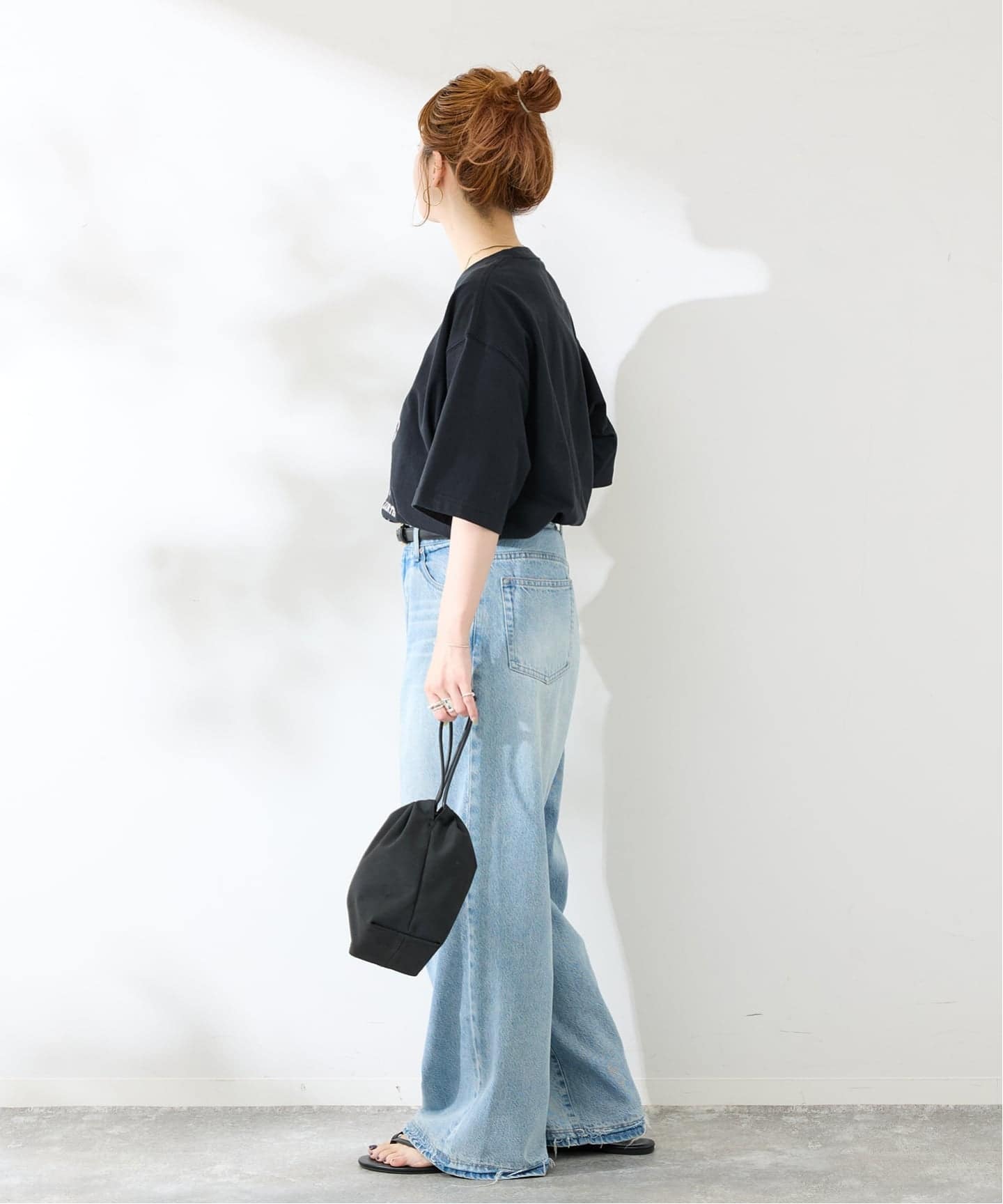 PLANET OF EARTH FLOWER EMB TEE（Tシャツ／カットソー）｜B.C STOCK