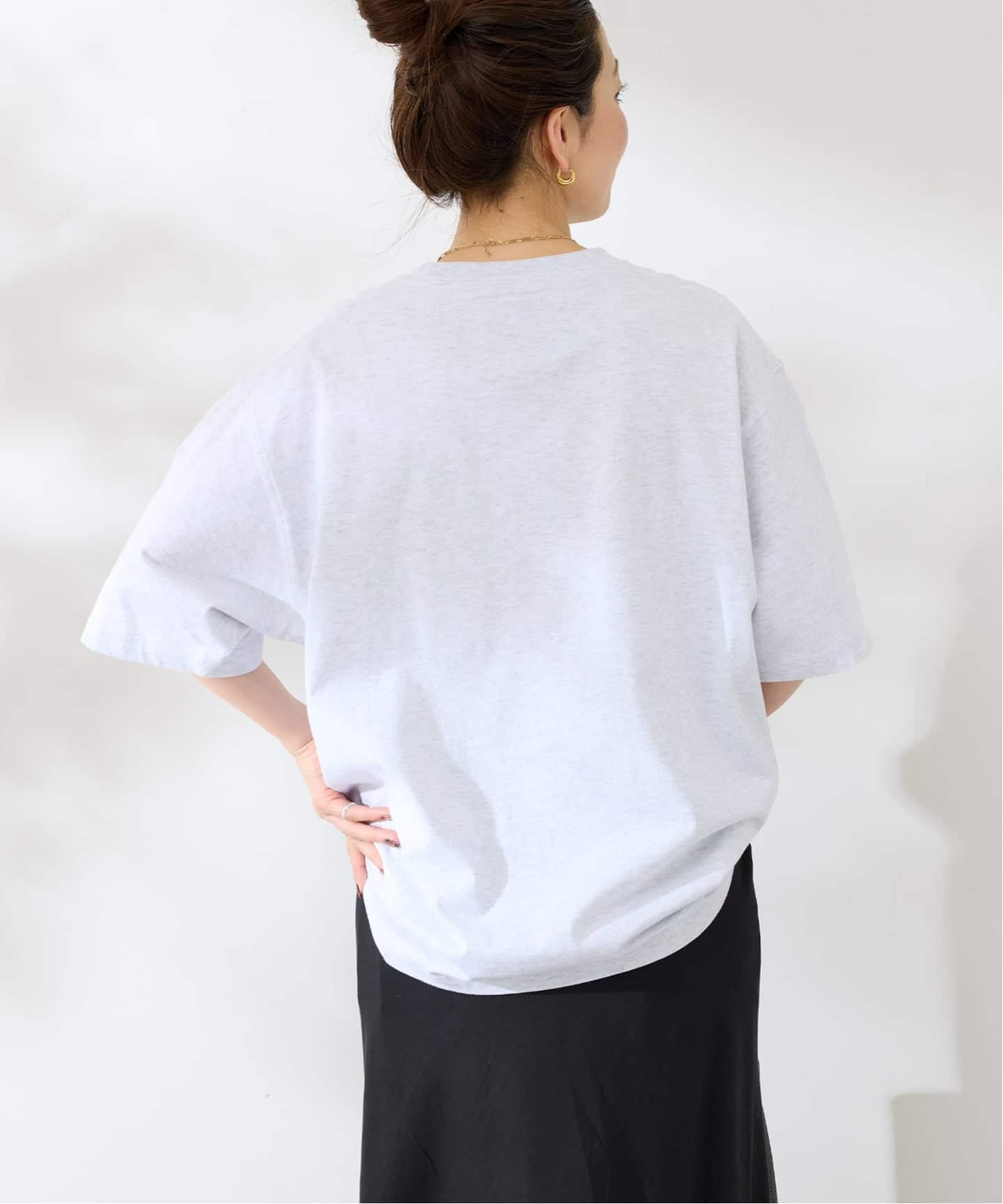 PLANET OF EARTH FLOWER EMB TEE（Tシャツ／カットソー）｜B.C STOCK