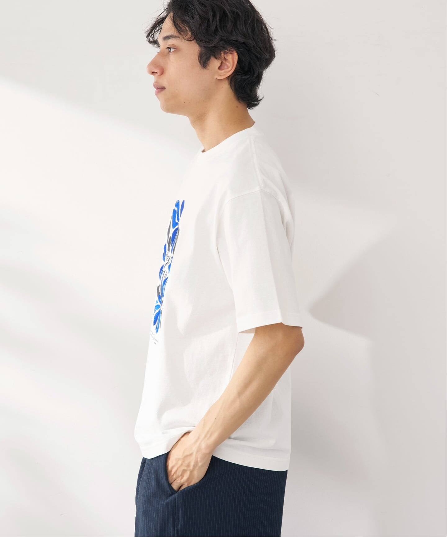 PLANET OF EARTH FLOWER EMB TEE（Tシャツ／カットソー）｜B.C STOCK