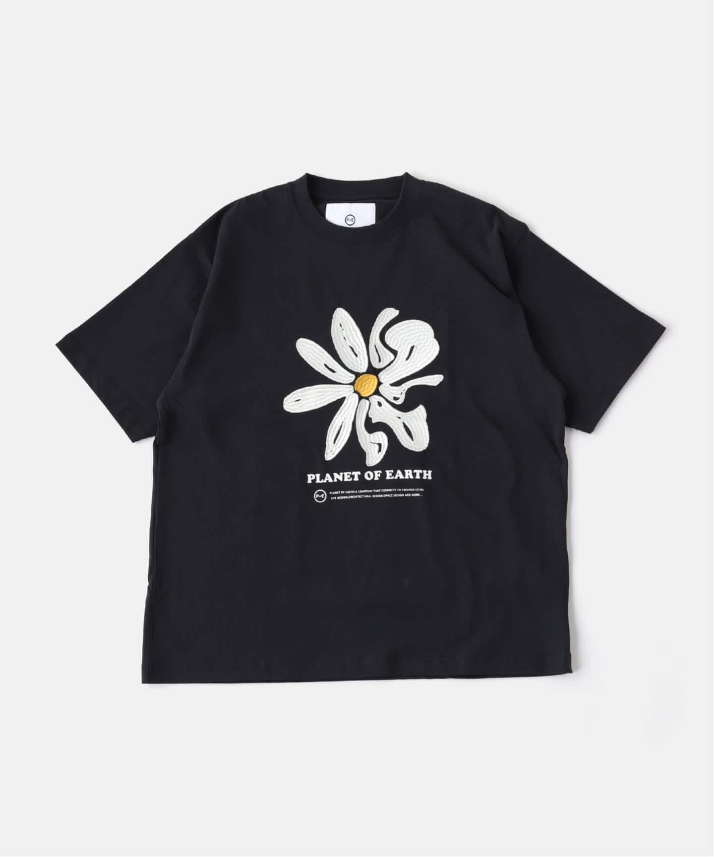 PLANET OF EARTH FLOWER EMB TEE（Tシャツ／カットソー）｜B.C STOCK