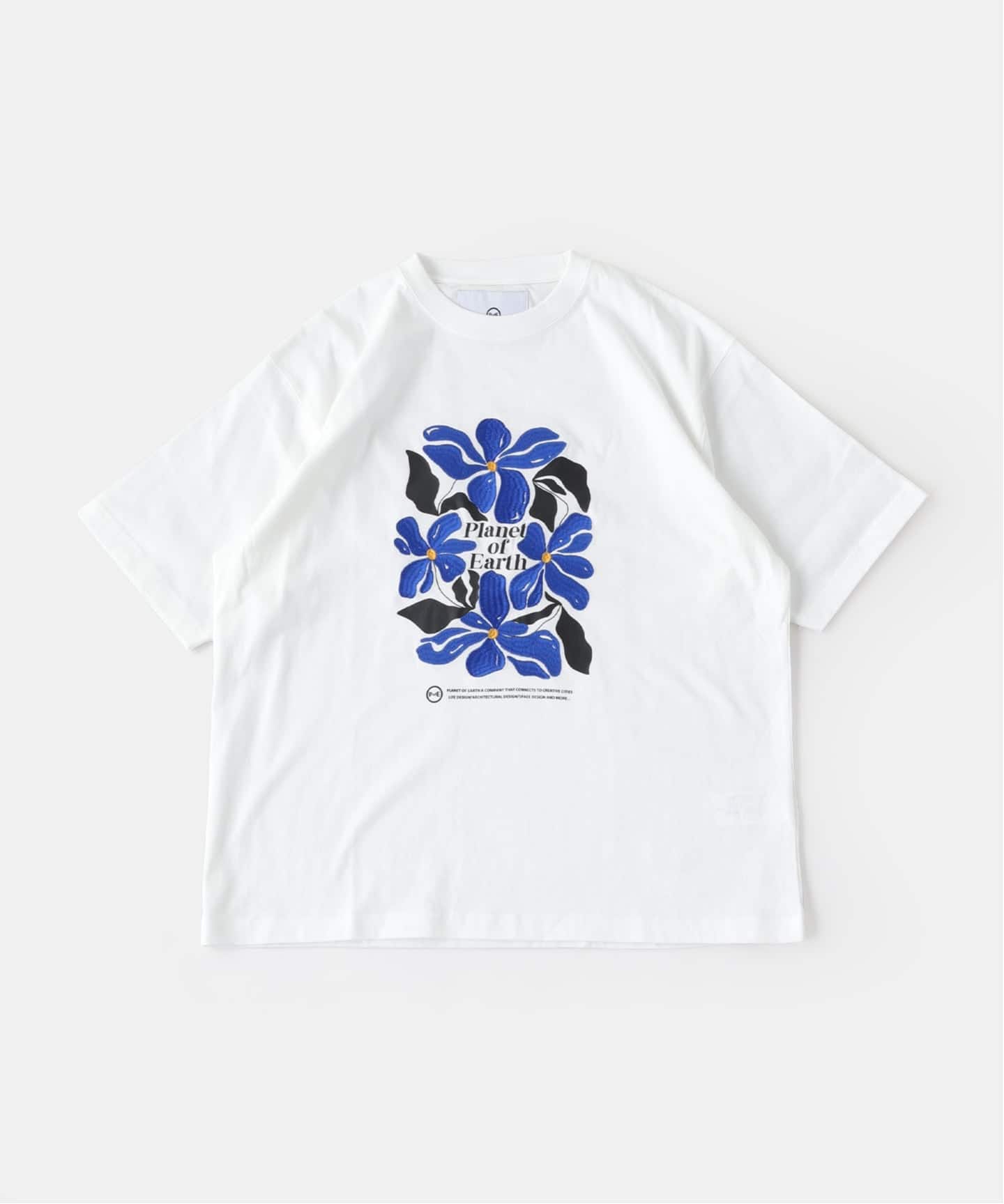 PLANET OF EARTH FLOWER EMB TEE（Tシャツ／カットソー）｜B.C STOCK
