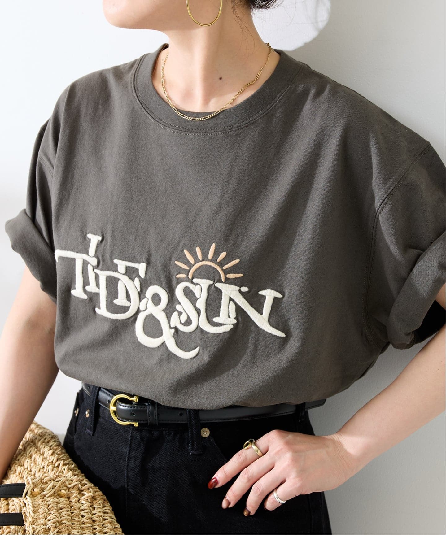 TK様 Tropical Embroidery Tシャツ（Tシャツ／カットソー）｜B.C STOCK