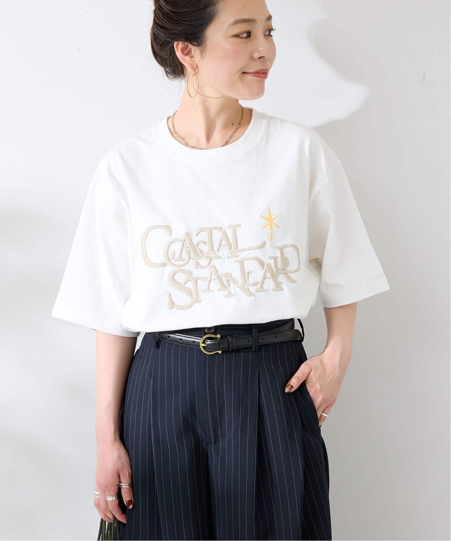 Tropical Embroidery Tシャツ（Tシャツ／カットソー）｜B.C STOCK