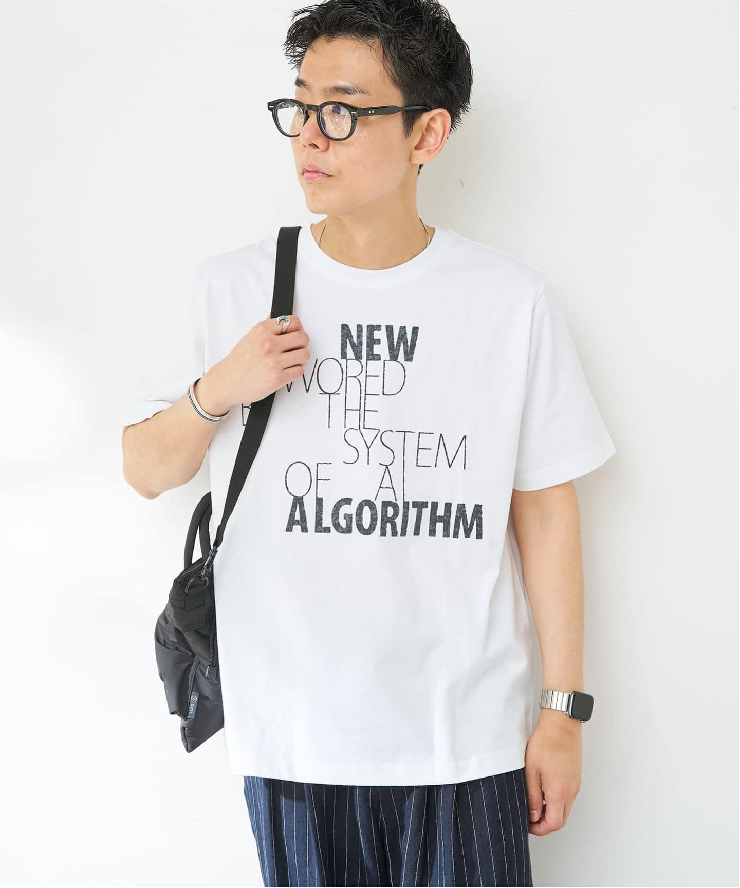 フェイドフロッキープリント Tシャツ（Tシャツ／カットソー）｜B.C