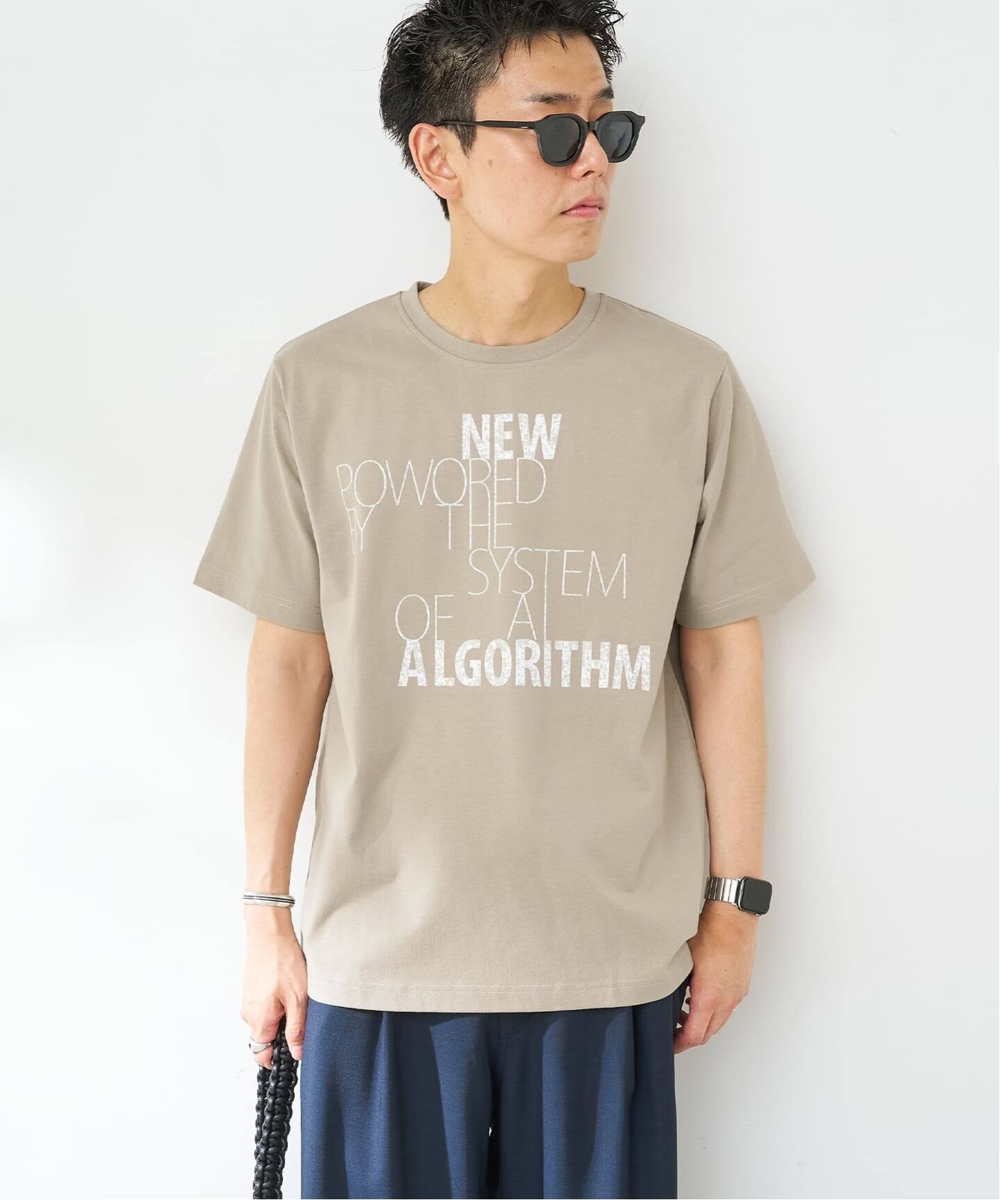 フェイドフロッキープリント Tシャツ（Tシャツ／カットソー）｜B.C
