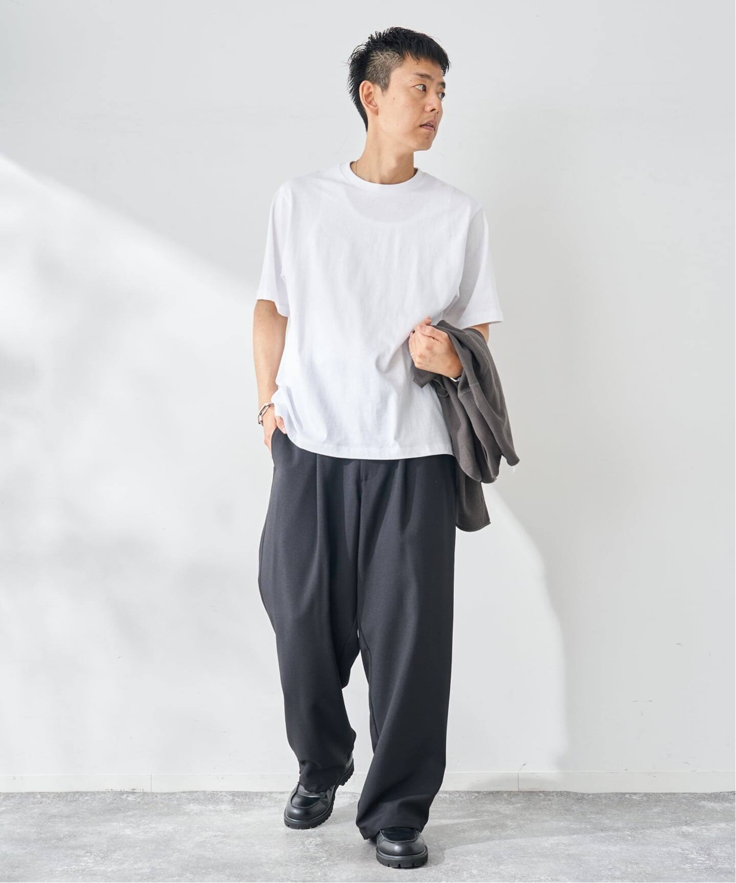 2点セット】スリットネックサーマル TEE（Tシャツ／カットソー）｜B.C