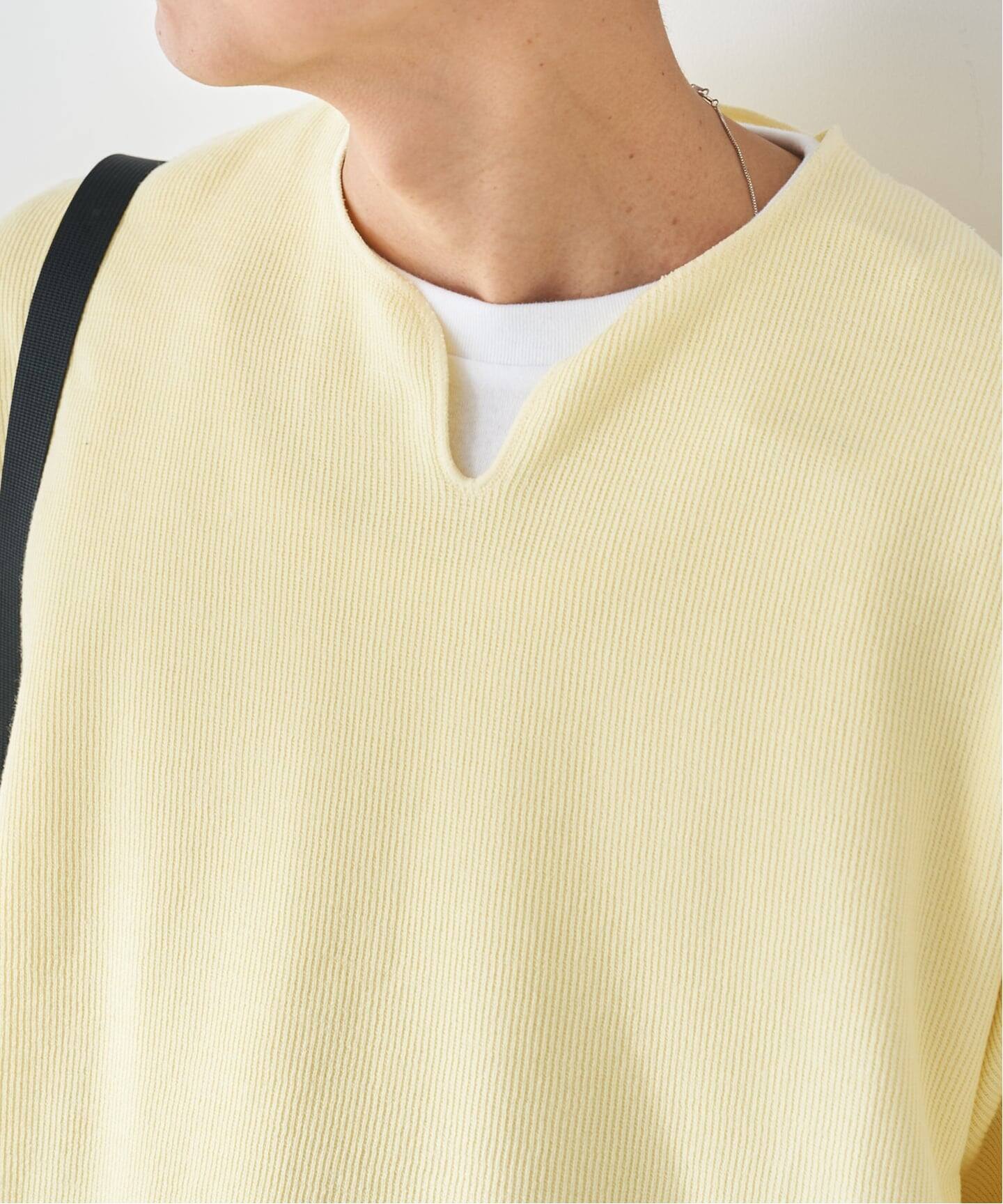 2点セット】スリットネックサーマル TEE（Tシャツ／カットソー）｜B.C