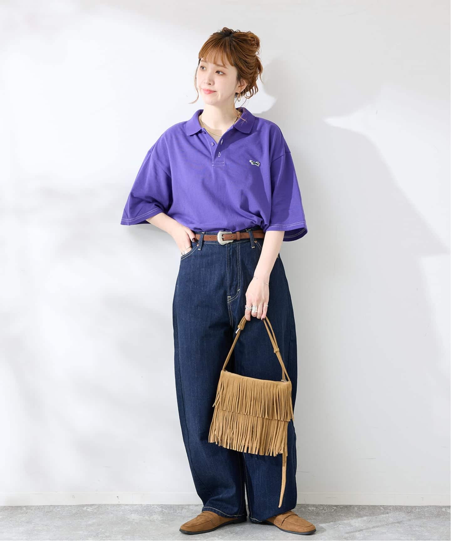 THE FOX / ザ フォックス ex 6.5oz ポロシャツ over-dye（ポロシャツ