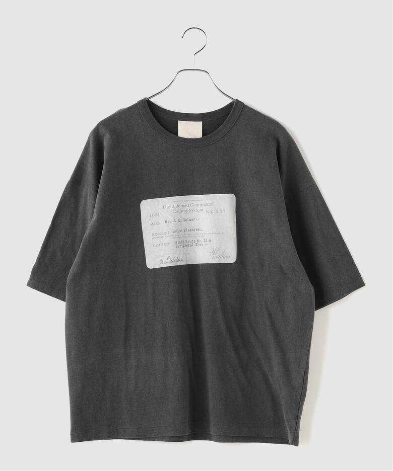 refomed / リフォメッド RAILWAY TICKET TEE（Tシャツ／カットソー 