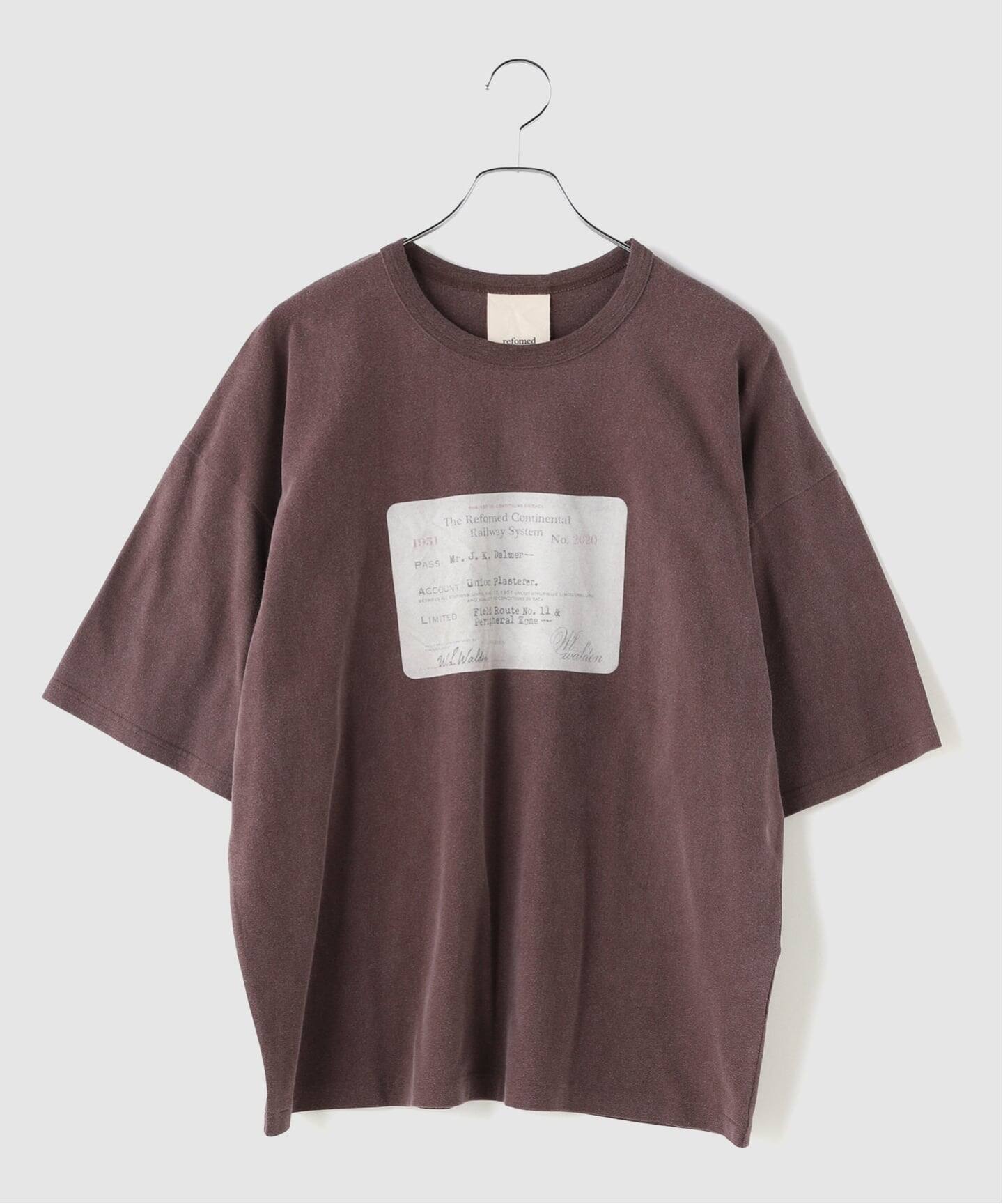 refomed / リフォメッド RAILWAY TICKET TEE（Tシャツ／カットソー