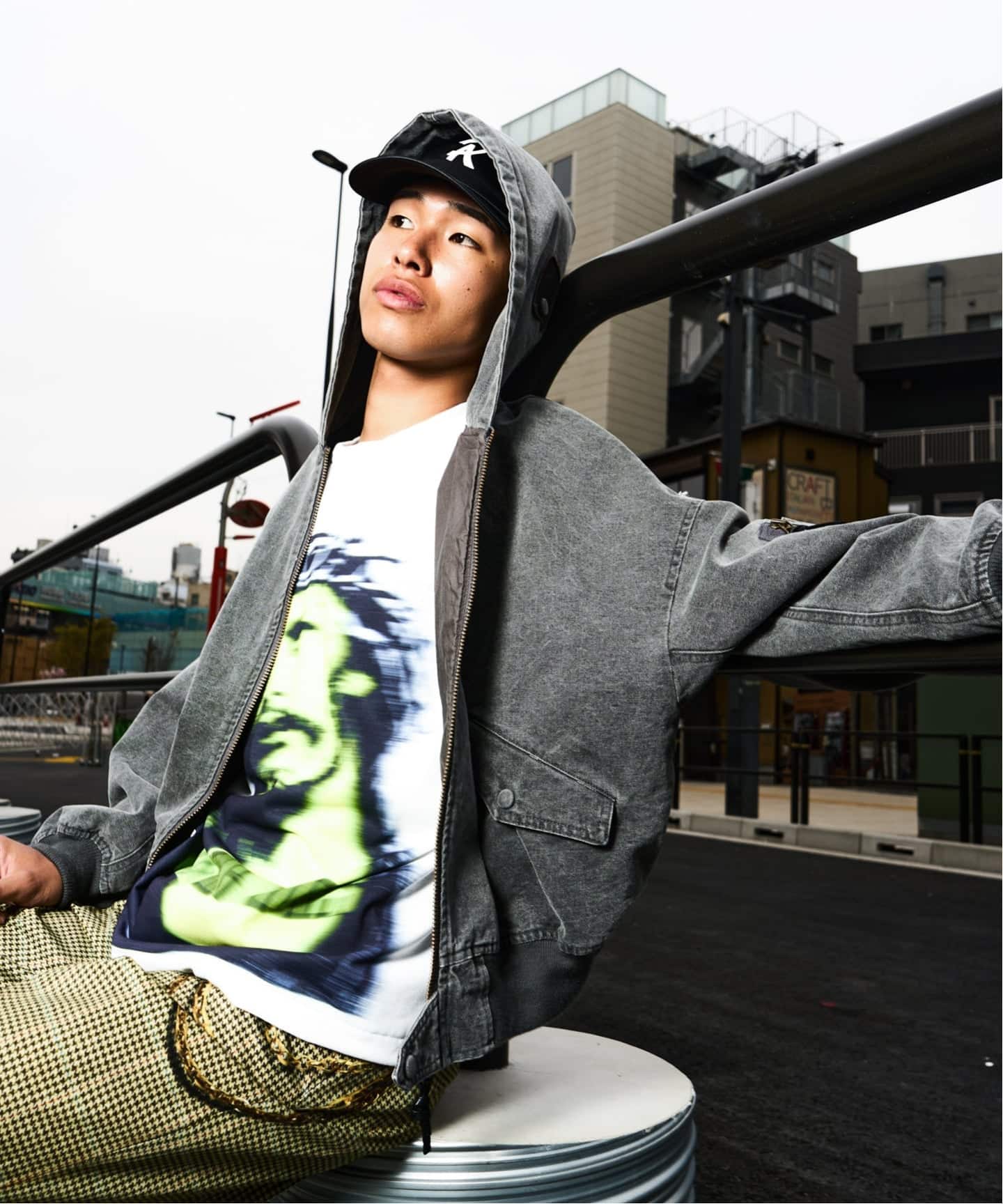 TOLQ / トルク Trompe l'oeil Blurry T-shirts（Tシャツ／カットソー