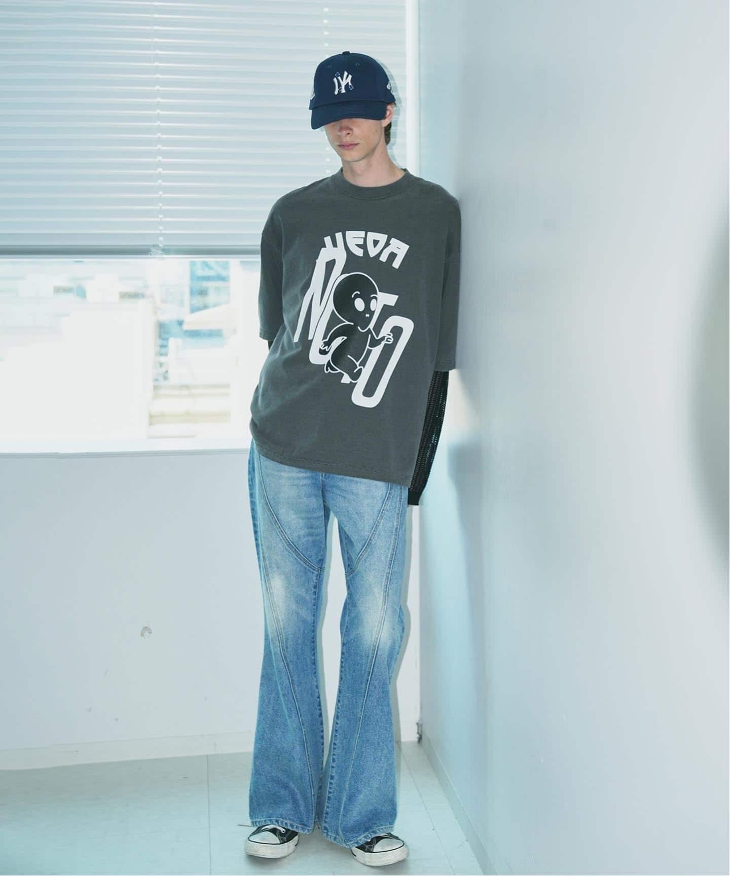26ss / JIEDA × NOCTO ARCHIVE オーバーサイズTシャツ JIEDA × NOCTO ARCHIVE 別注 ALIEN OVER SIZE TEE（Tシャツ