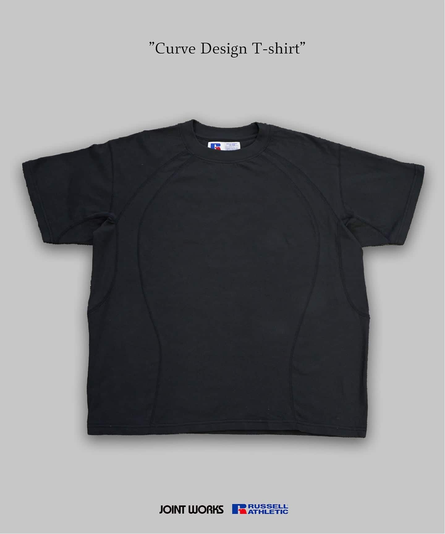RUSSELL ATHLETIC / ラッセル アスレティック 別注 Curve Design T