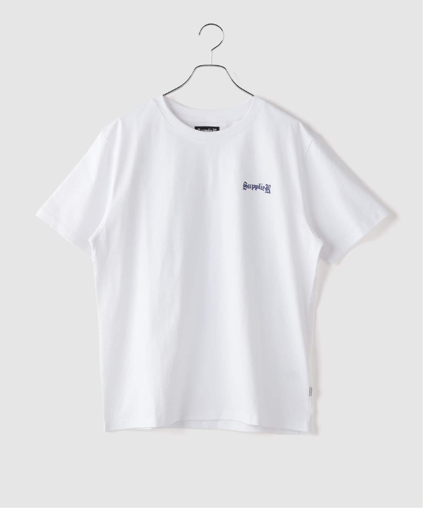 SUPPLIER / サプライヤー Cross Tee Cross Tee White & Blu（Tシャツ