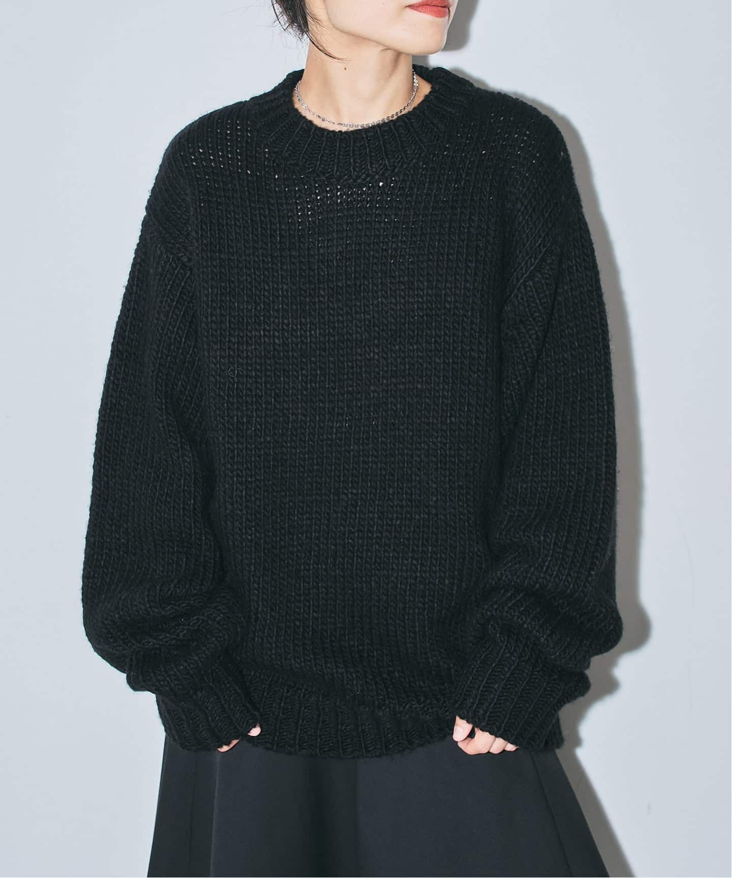 予約》LOOSE KNIT PULLOVER：ニット（ニット／セーター）｜CITYSHOP