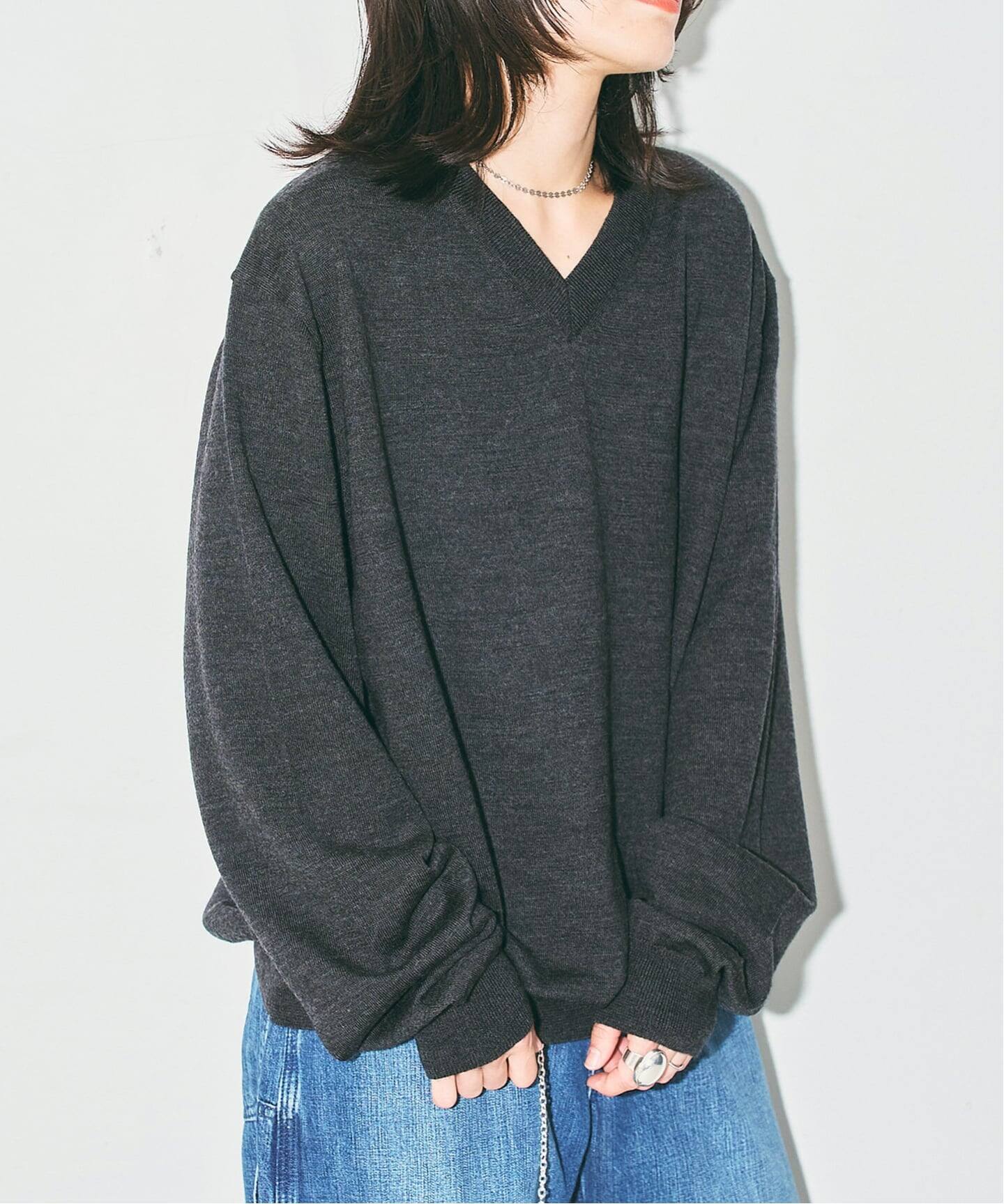 V NECK SWEATER：ニット（ニット／セーター）｜CITYSHOP（シティ 