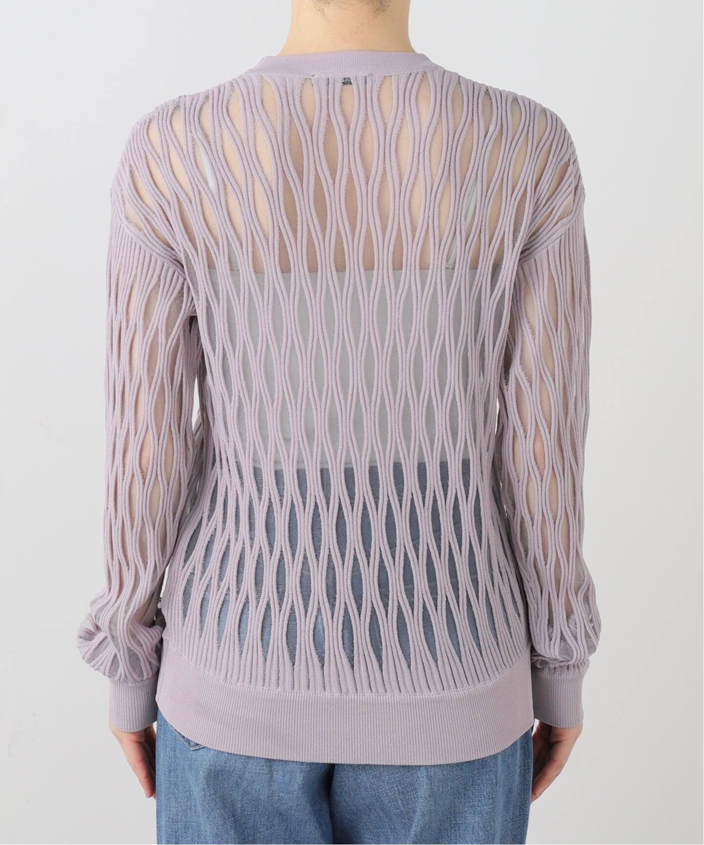 TAAKK WAVEFORM MESH PULLOVER KNIT TA26SS-KN066：ニット（ニット
